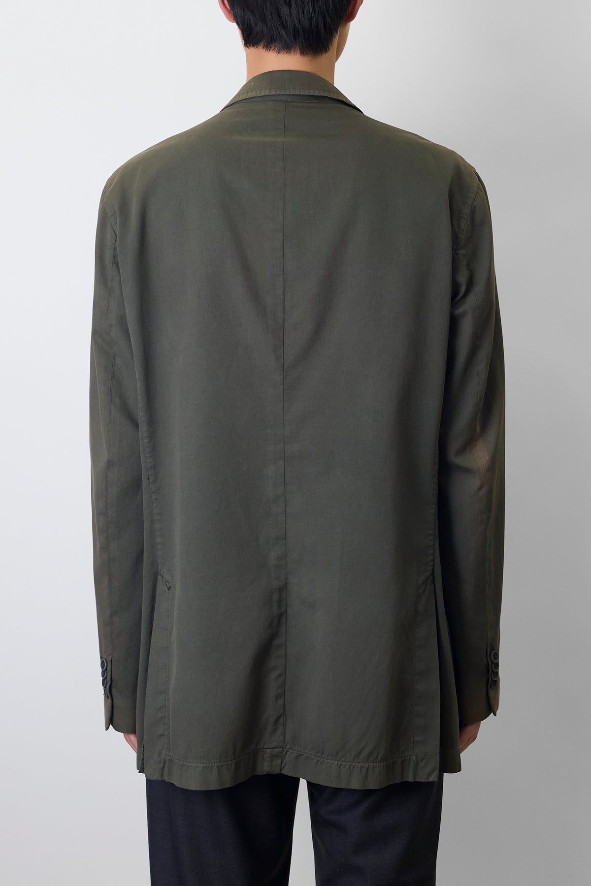 MANUFACTURE KHAKI TAILORED JACKET MADE IN ITALY