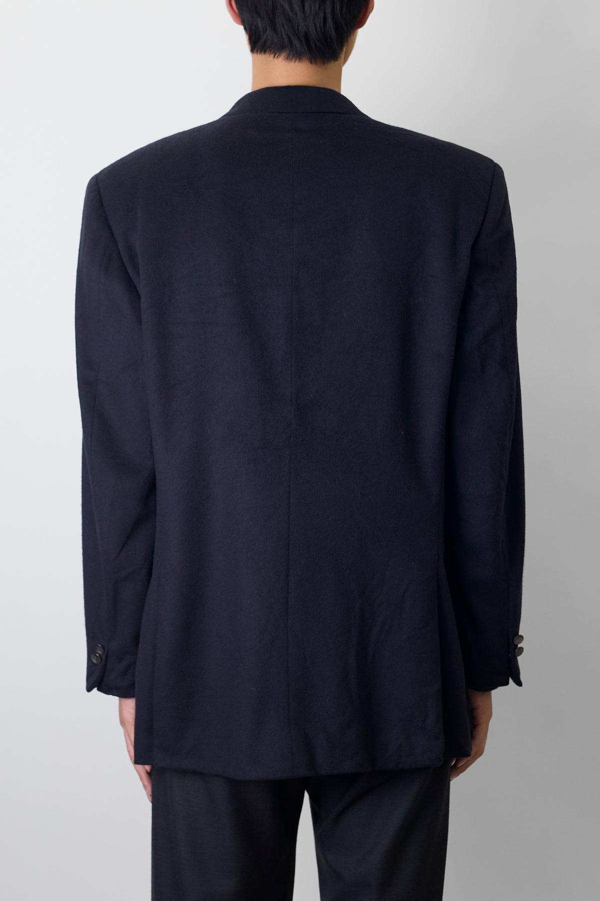 PIERRE CARDIN NAVY CASHMERE TAILORED JACKET MADE IN ITALY