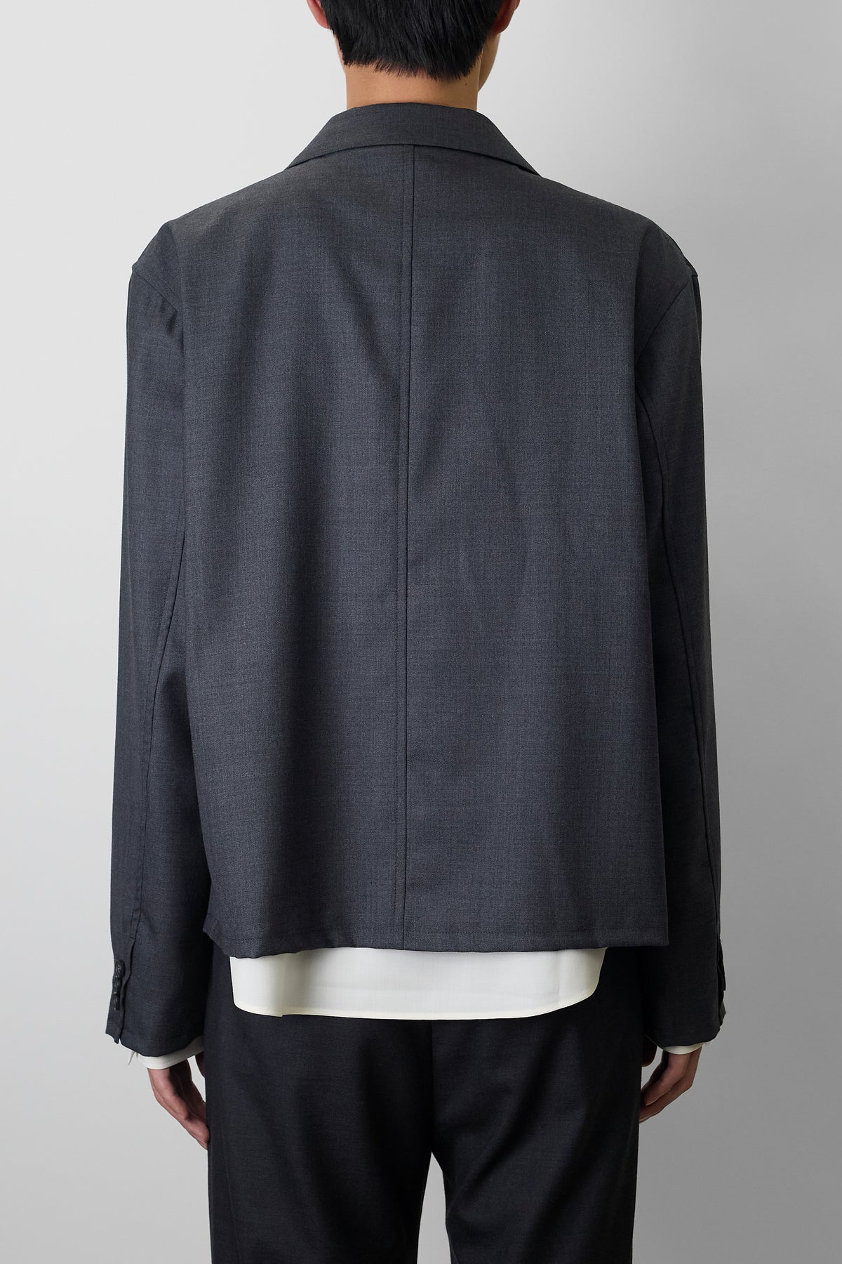 NTRUL TAILORED BLOUSON GRAY