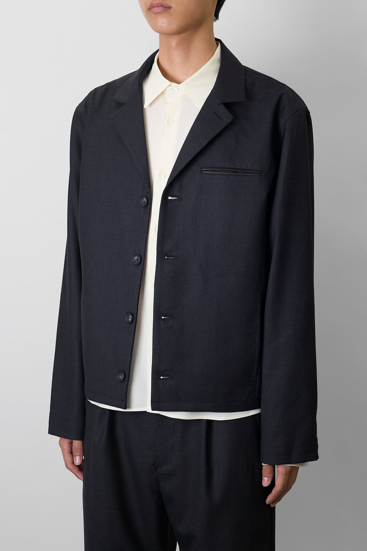 NTRUL TAILORED BLOUSON DARK GRAY