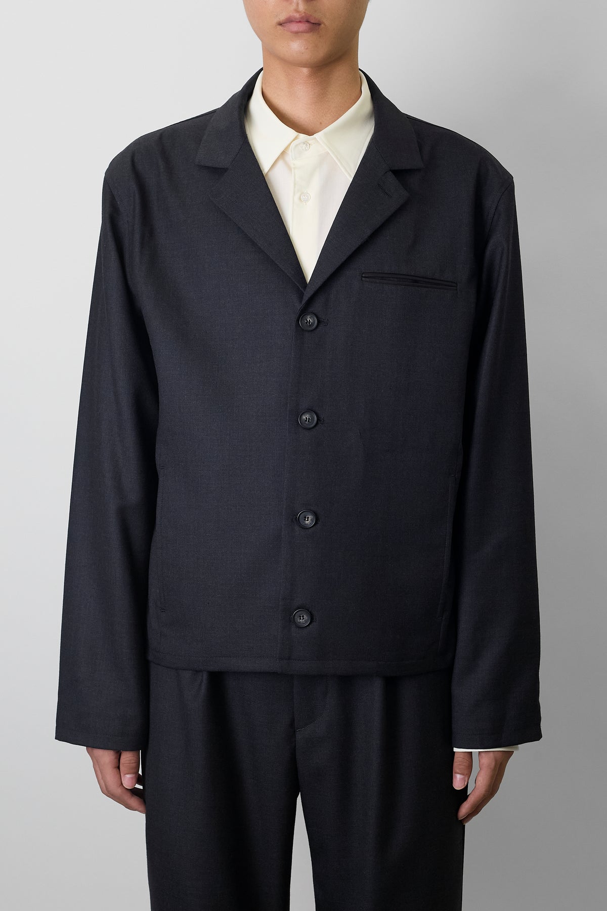 NTRUL TAILORED BLOUSON DARK GRAY
