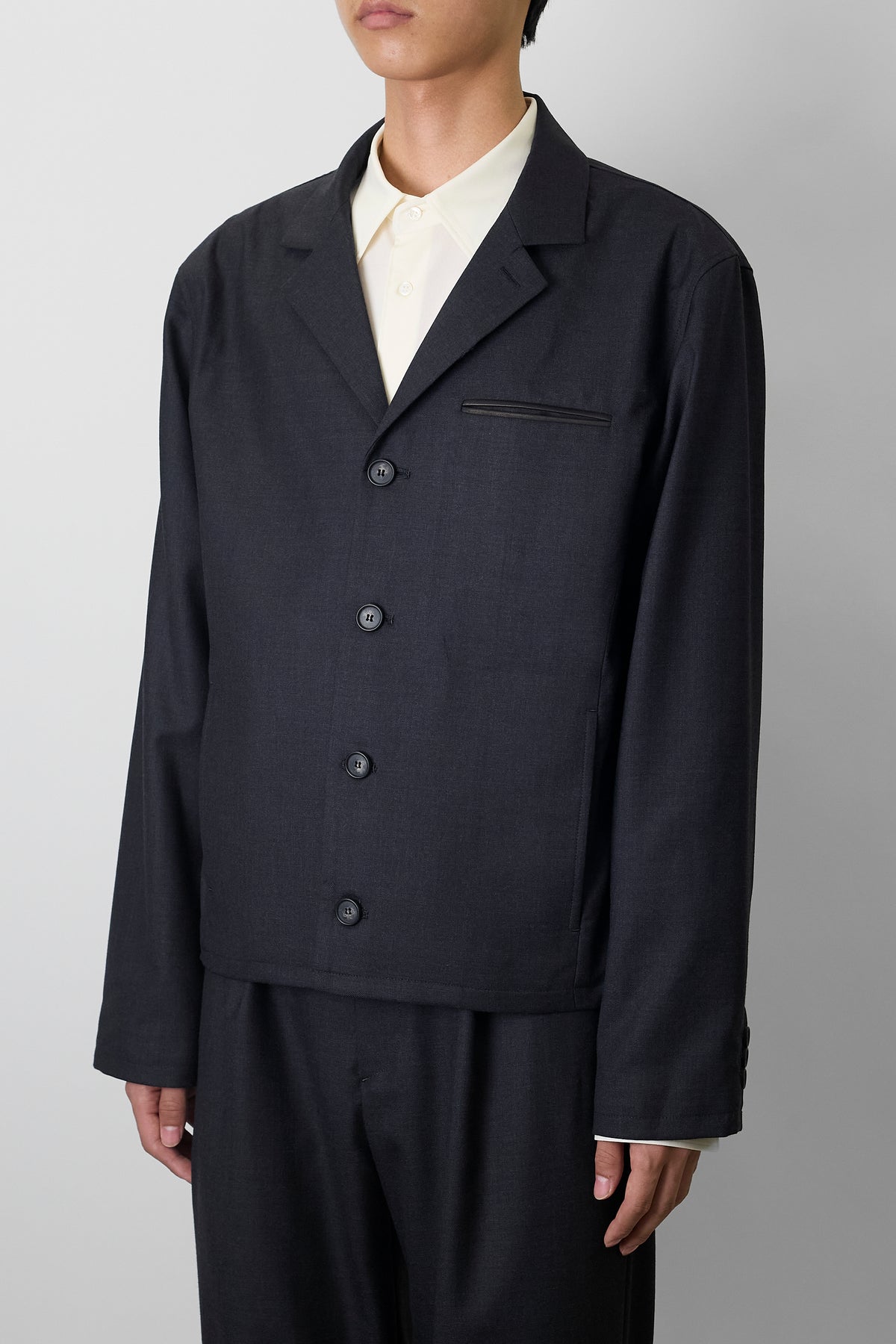 NTRUL TAILORED BLOUSON DARK GRAY