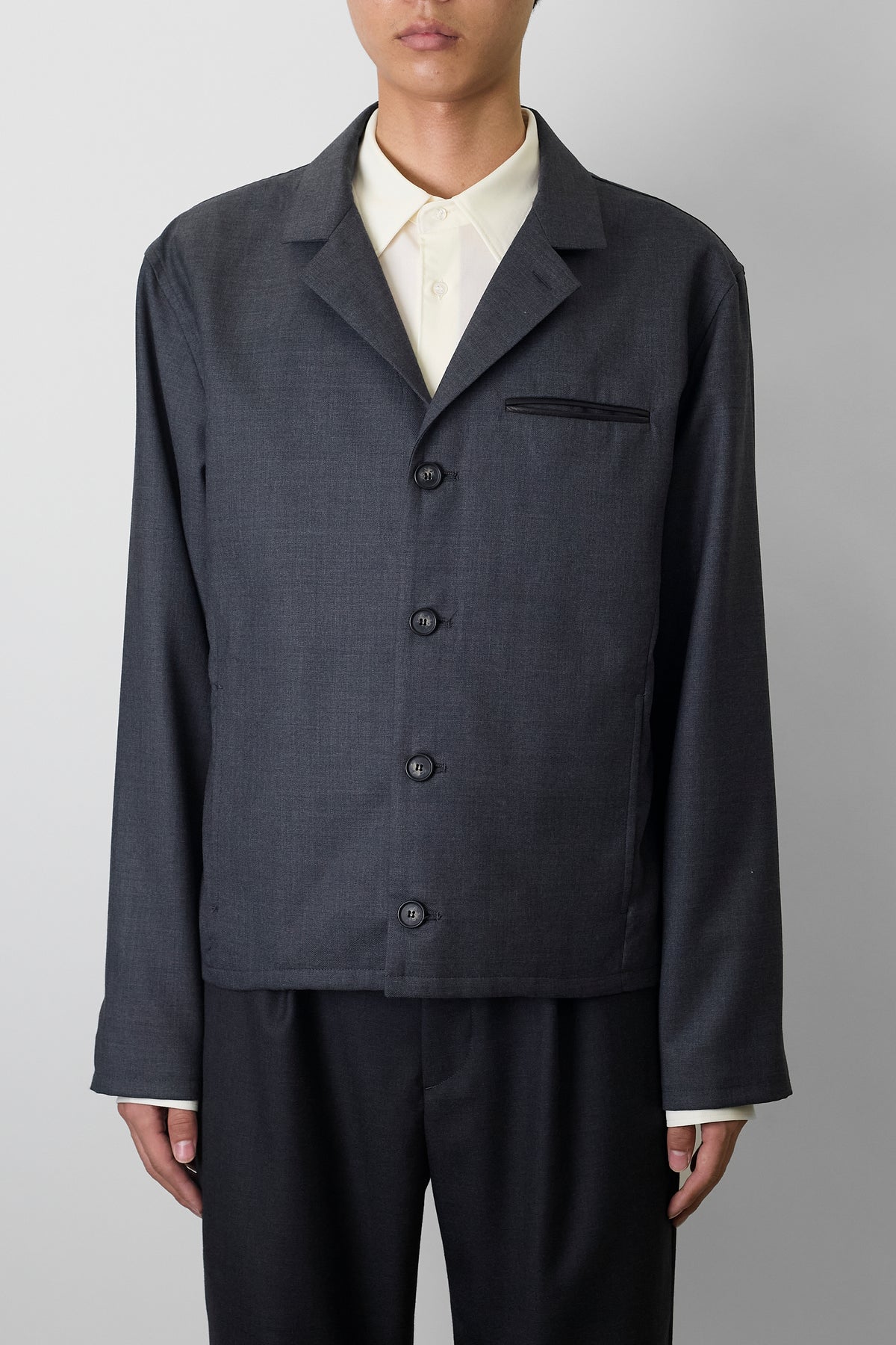 NTRUL TAILORED BLOUSON GRAY