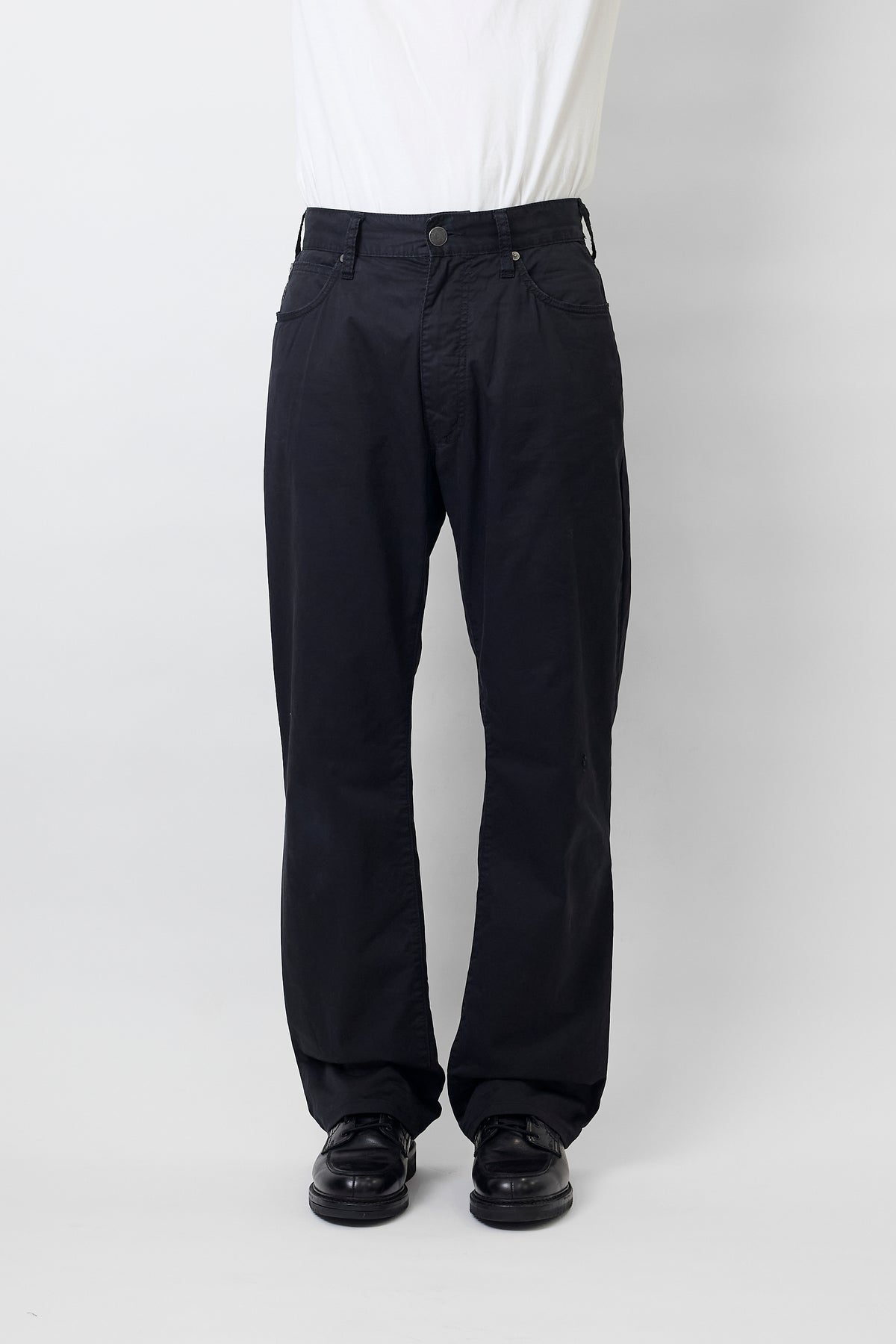ARMANI JEANS BLACK STRAIGHT PANTS MADE IN ITALY