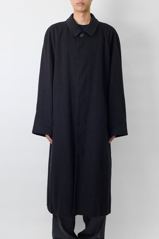 ALLEGRI BY MM GRAY CASHMERE LONG COAT MADE IN ITALY