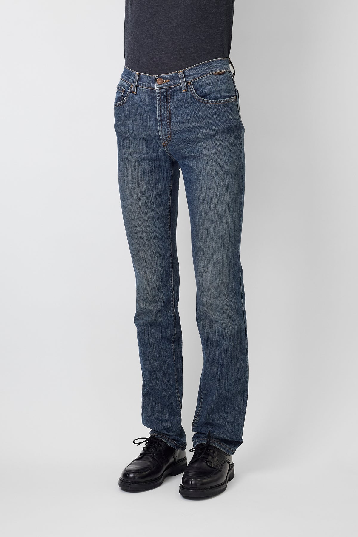 GIANFRANCO FERRE INDIGO SKINNY DENIM PANTS MADE IN ITALY
