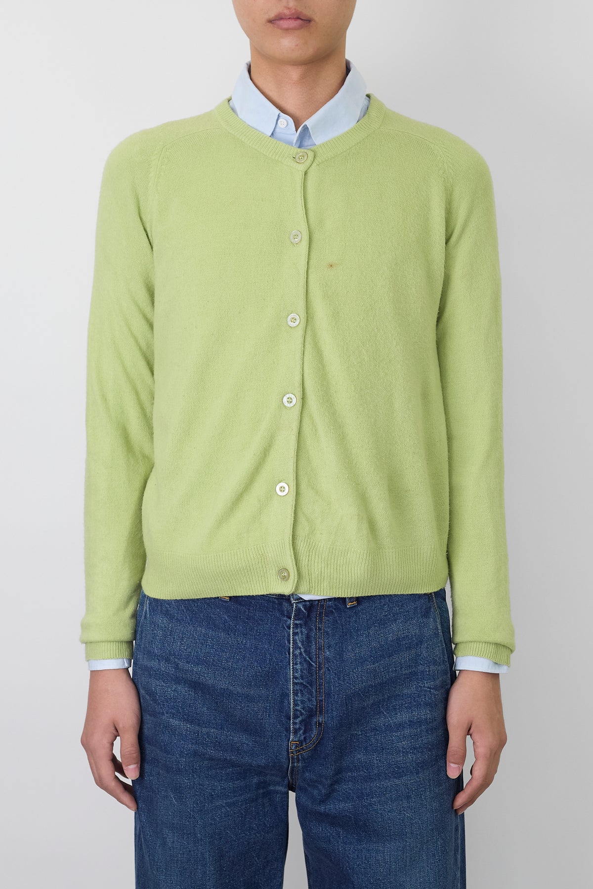 POLO RALPH LAUREN GREEN CASHMERE KNIT