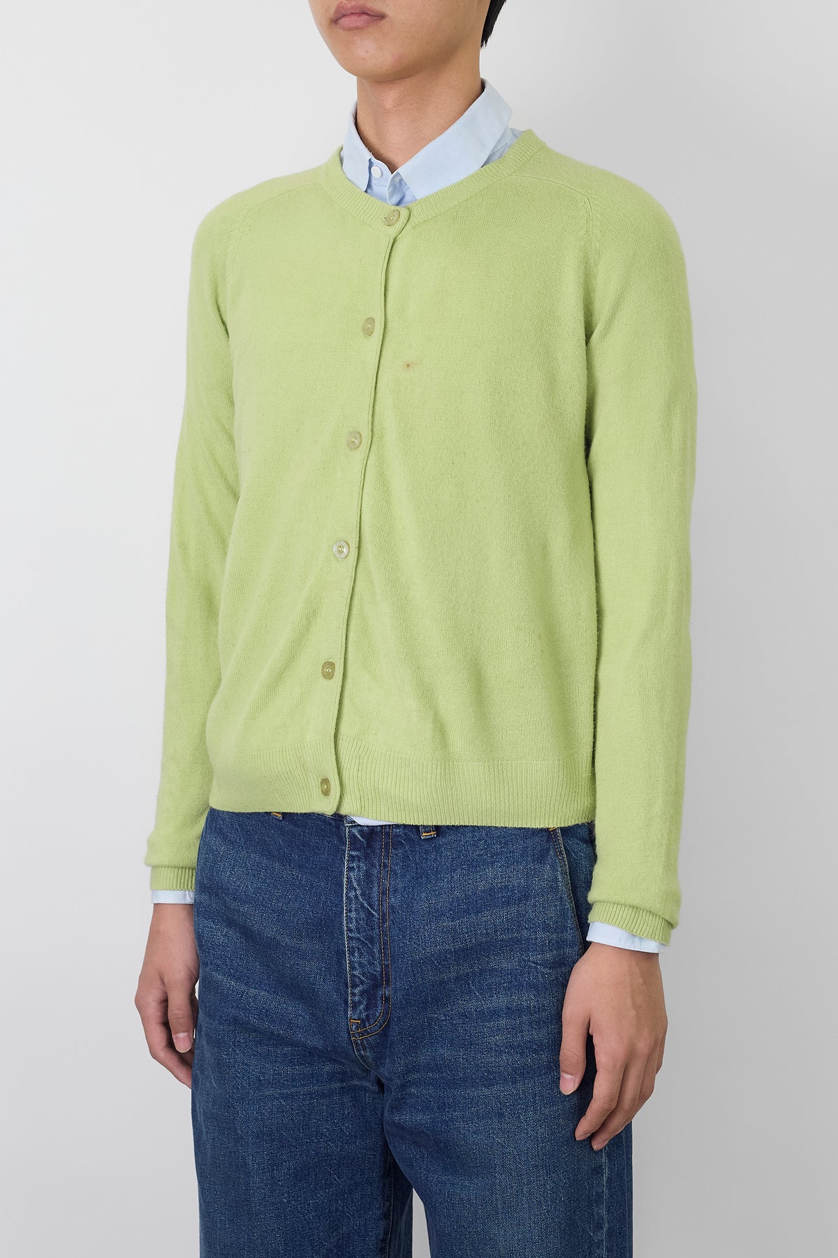 POLO RALPH LAUREN GREEN CASHMERE KNIT