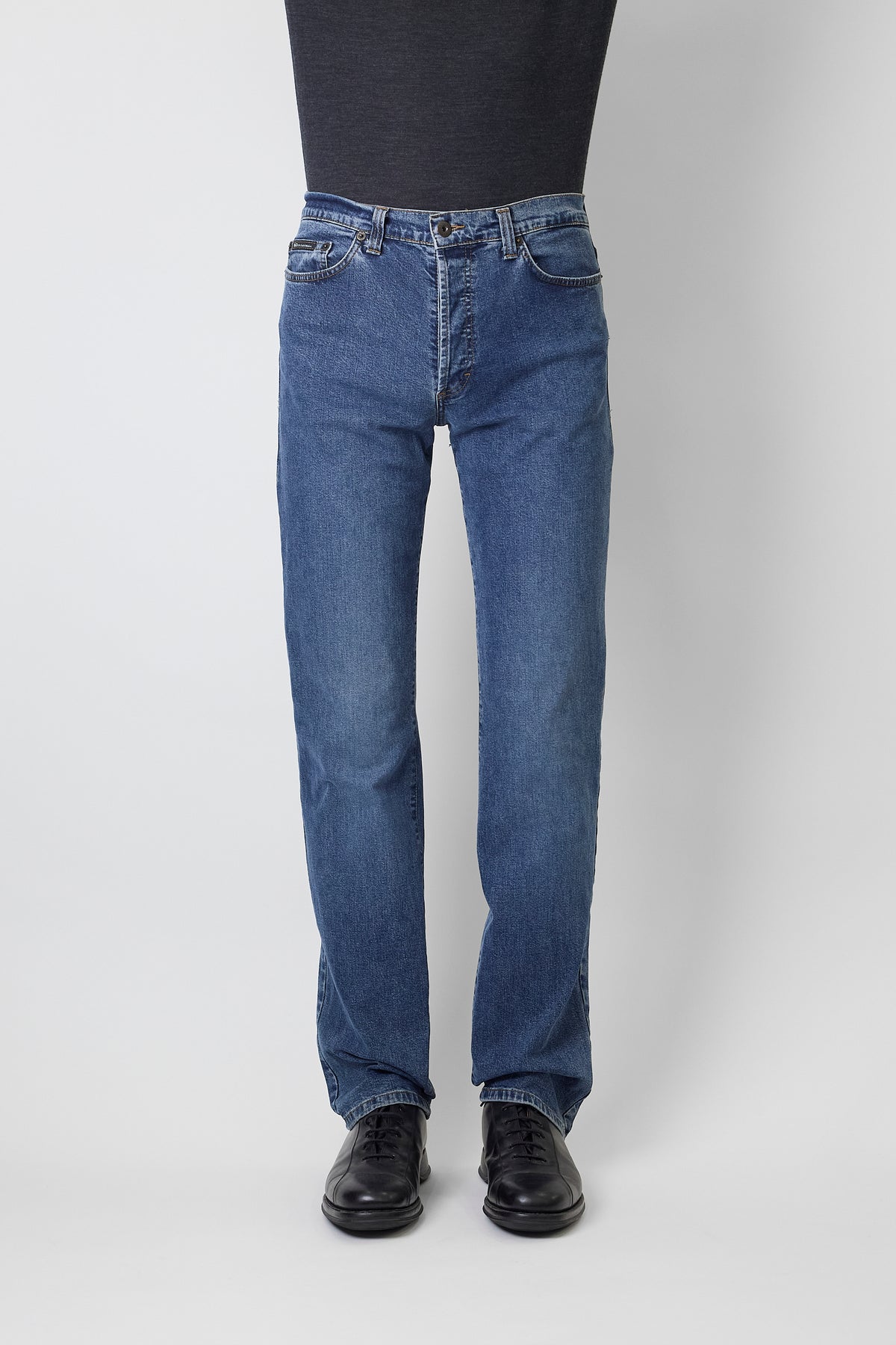 DOLCE&GABBANA BLUE DENIM SKINNY PANTS MADE IN ITALY