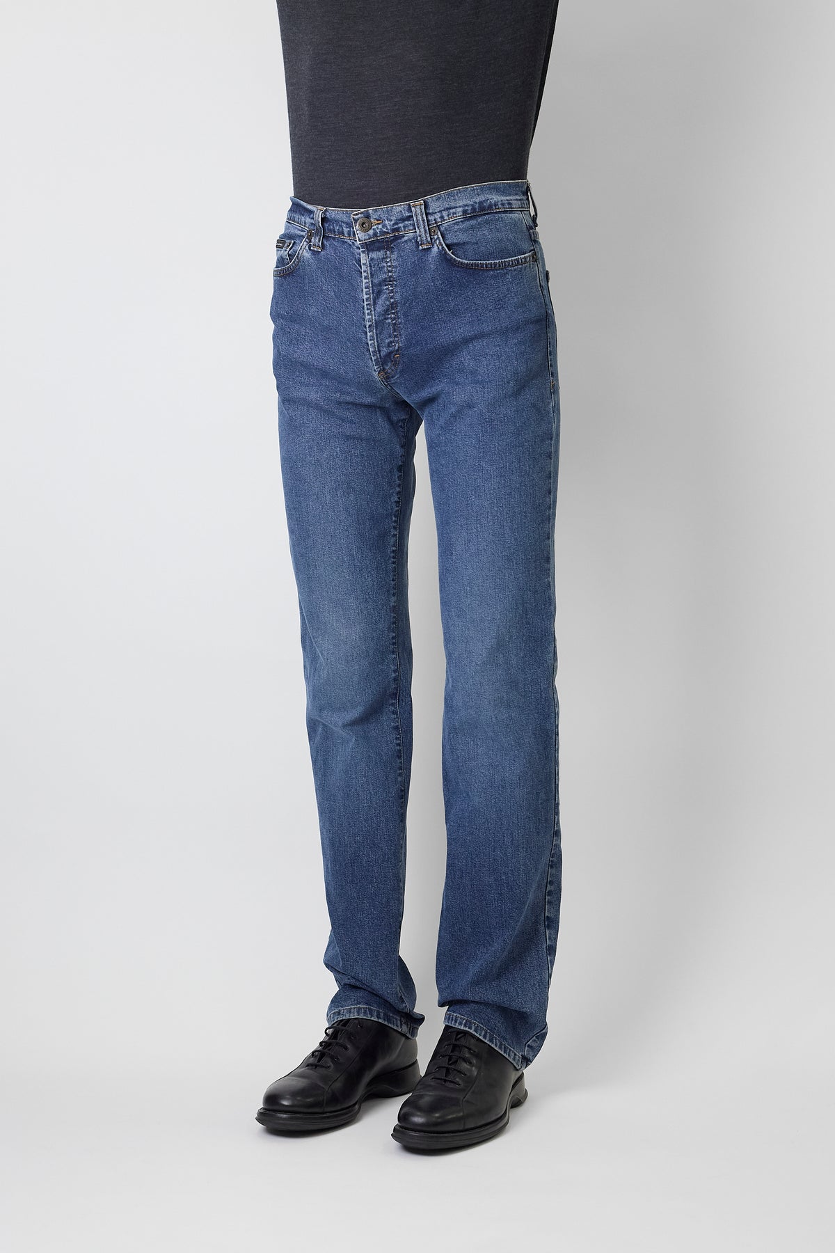DOLCE&GABBANA BLUE DENIM SKINNY PANTS MADE IN ITALY