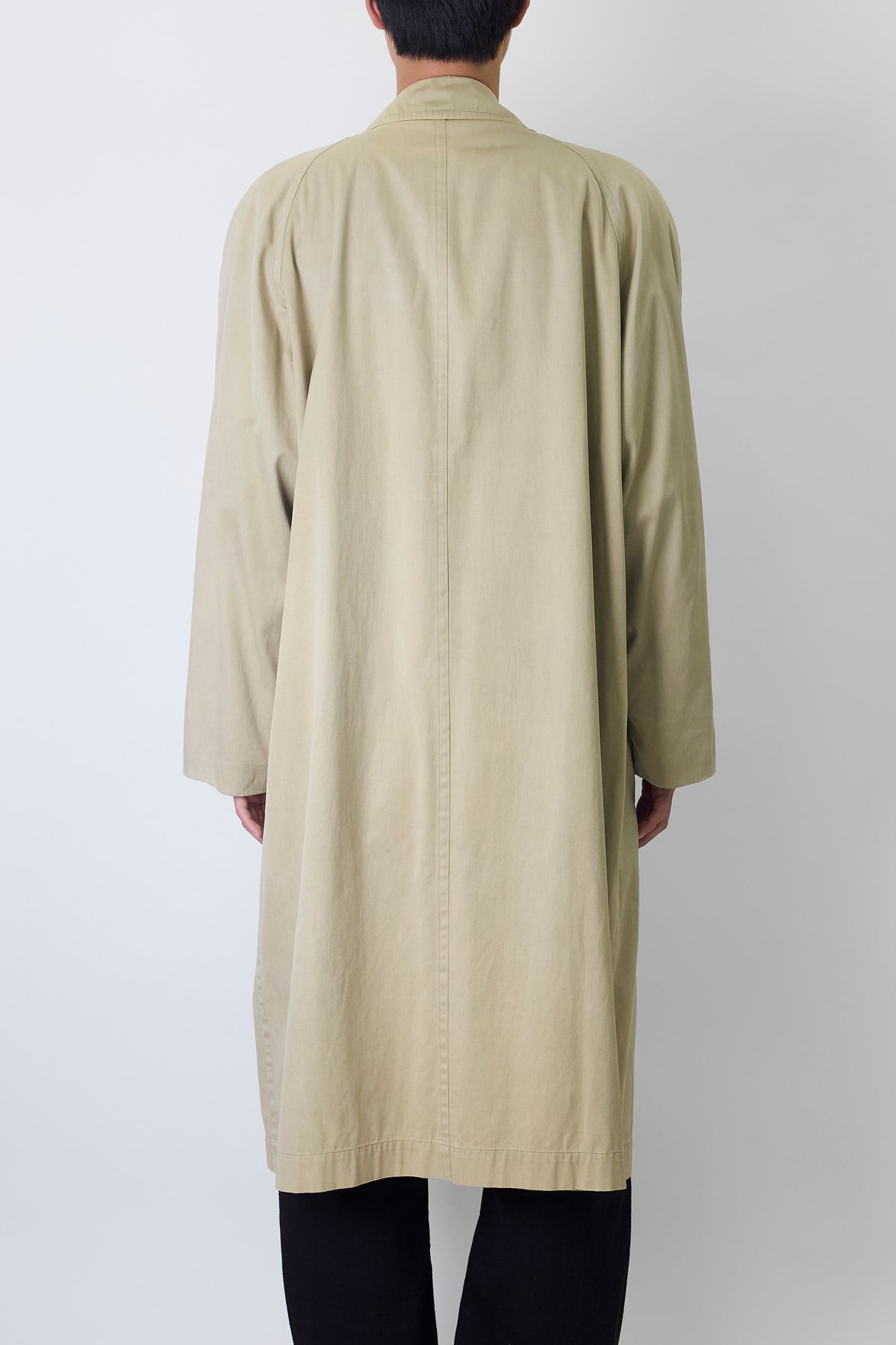 COMME DES GARCONS HOMME BEIGE COTTON LONG COAT
