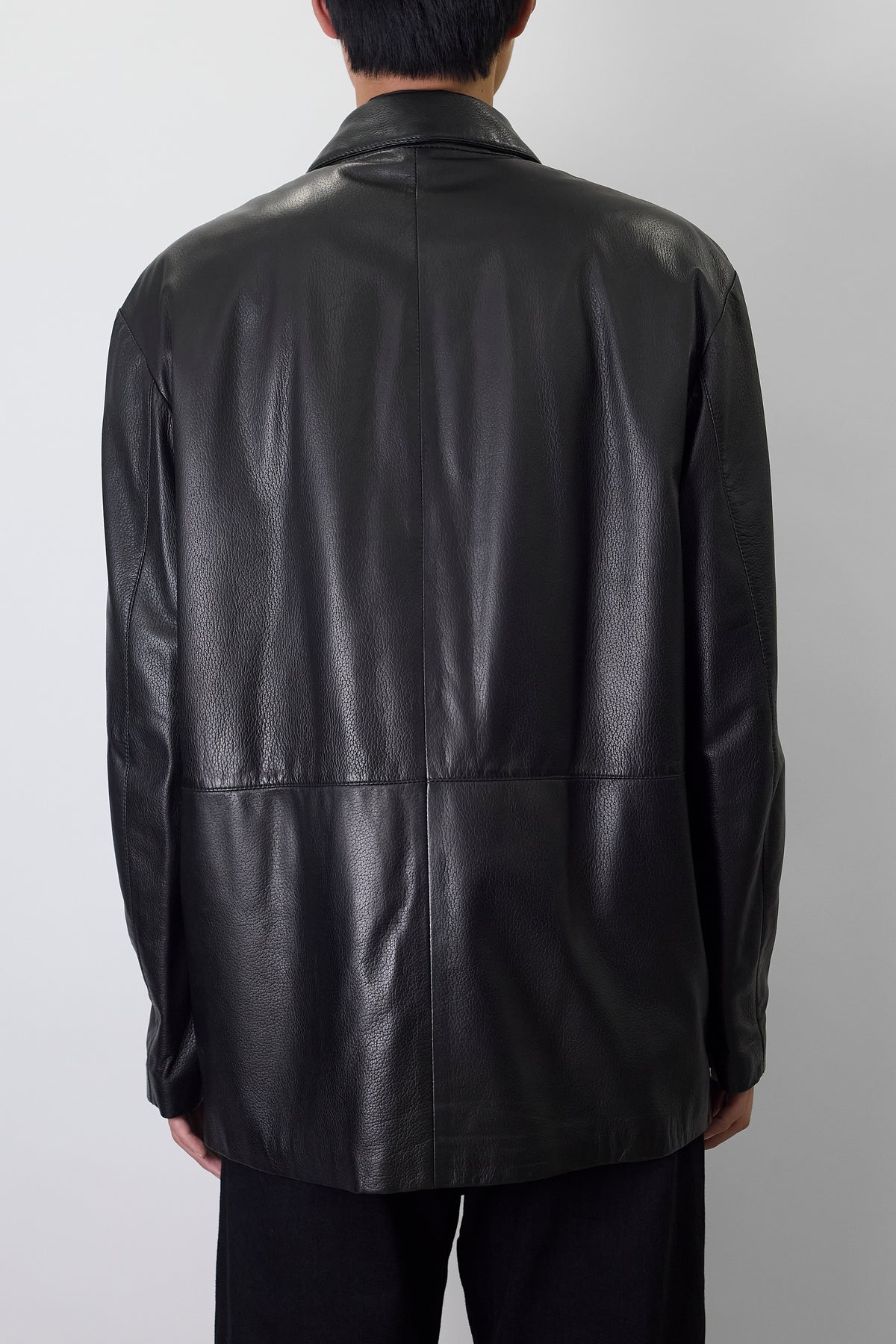 OLIVERI VENEZIA BROWN GOAT LEATHER JACKET MADE IN ITALY