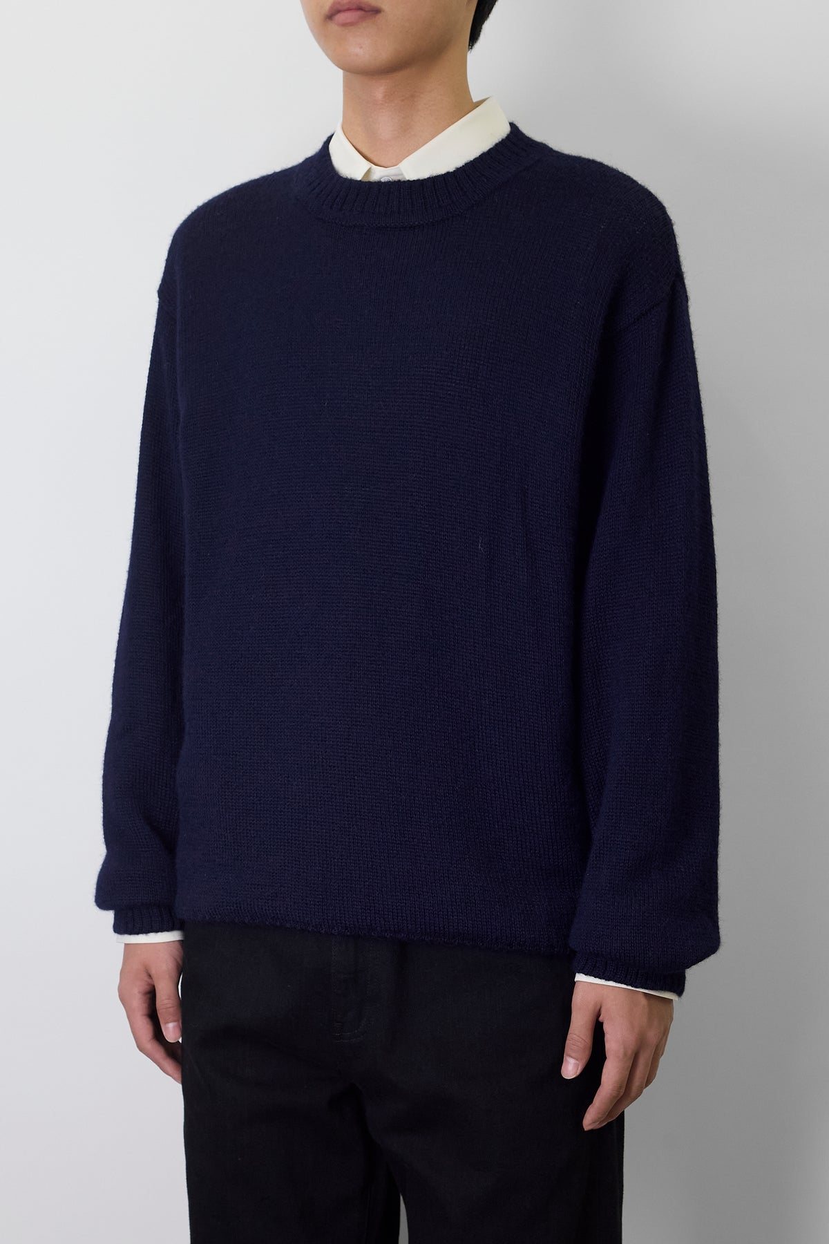 VINTAGE NAVY ALPACA KNIT MADE IN RERU