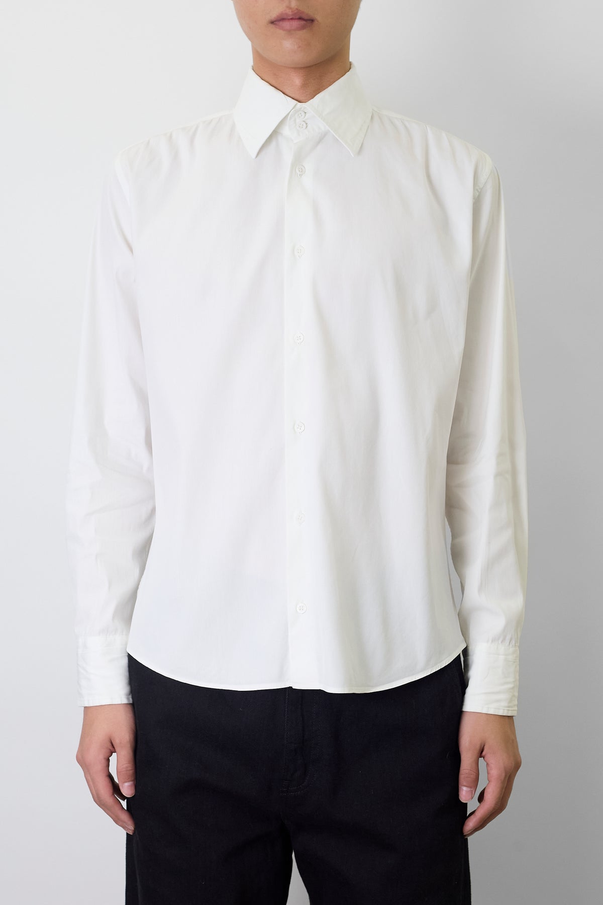 JIL SANDER WHITE CLASSIC SHIRT MADE IN ITALY