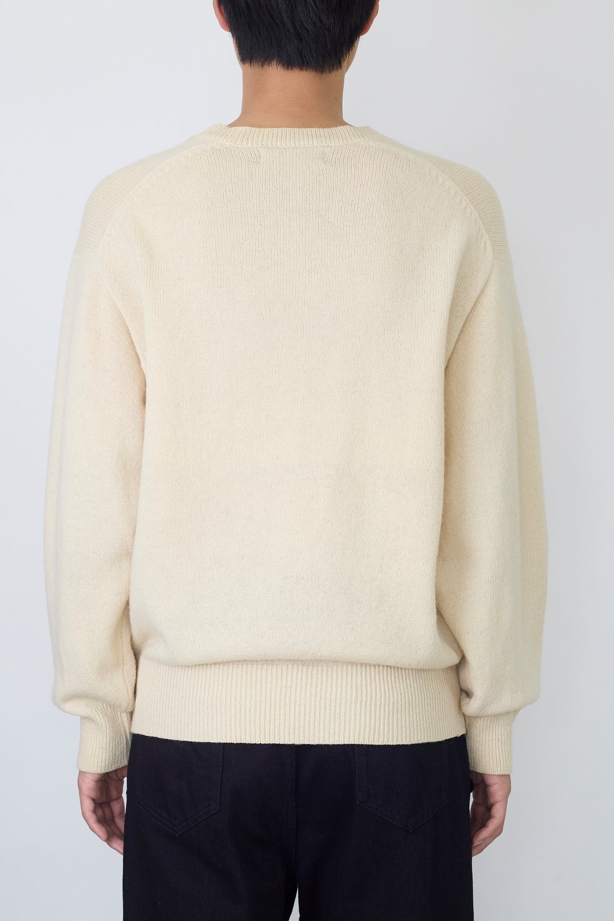 COMME DES GARCONS HOMME BEIGE WOOL SHORT KNIT