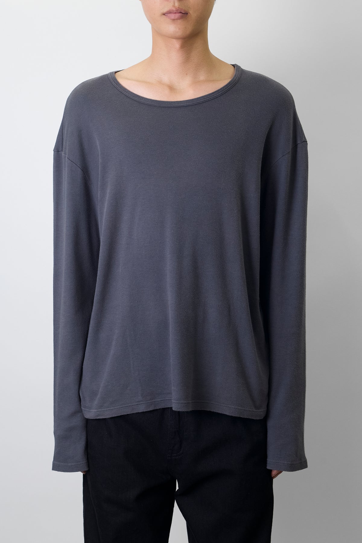 A.P.C. GRAY LONG SLEEVE SHIRT MADE IN FRANCE