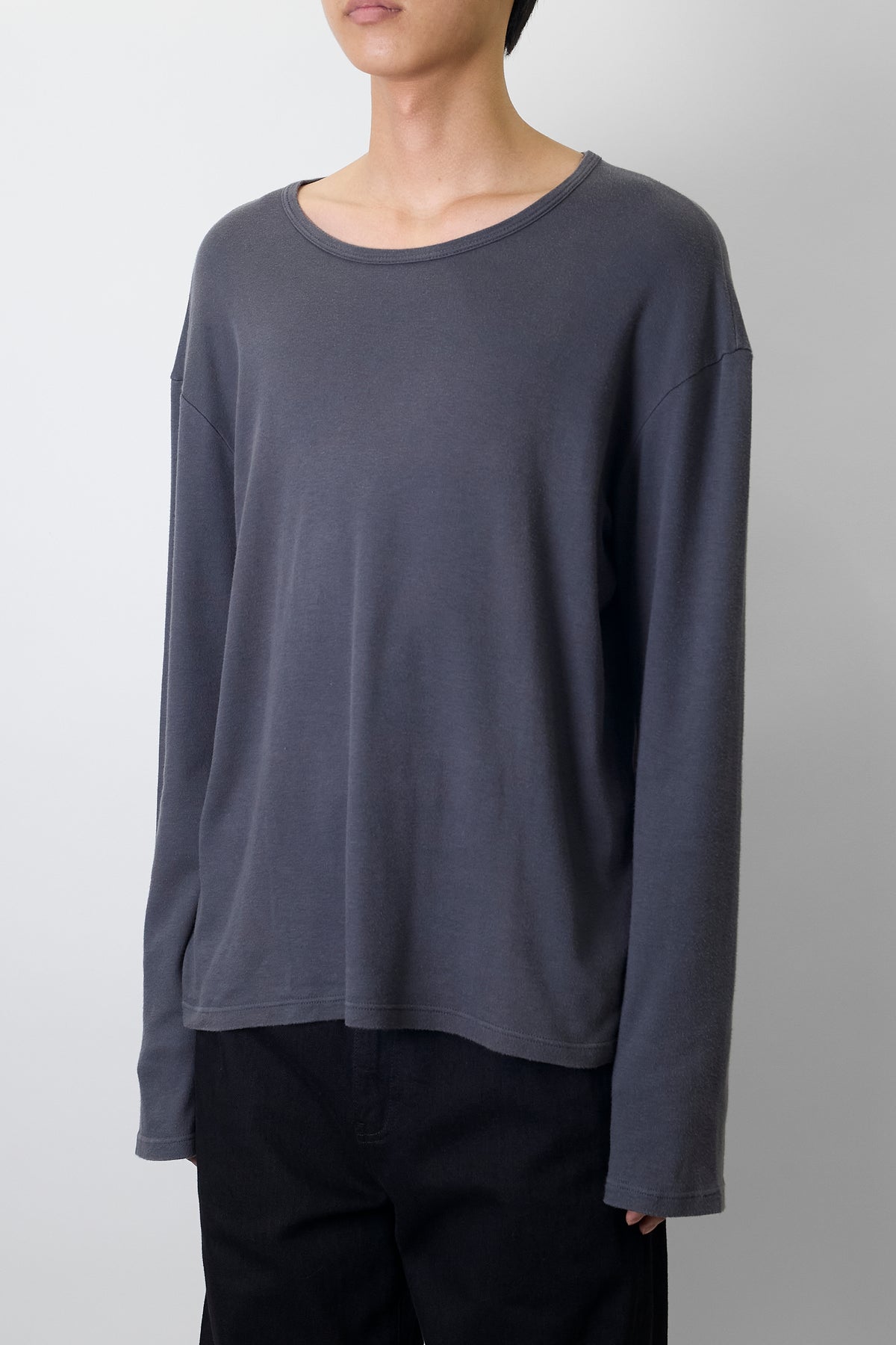 A.P.C. GRAY LONG SLEEVE SHIRT MADE IN FRANCE