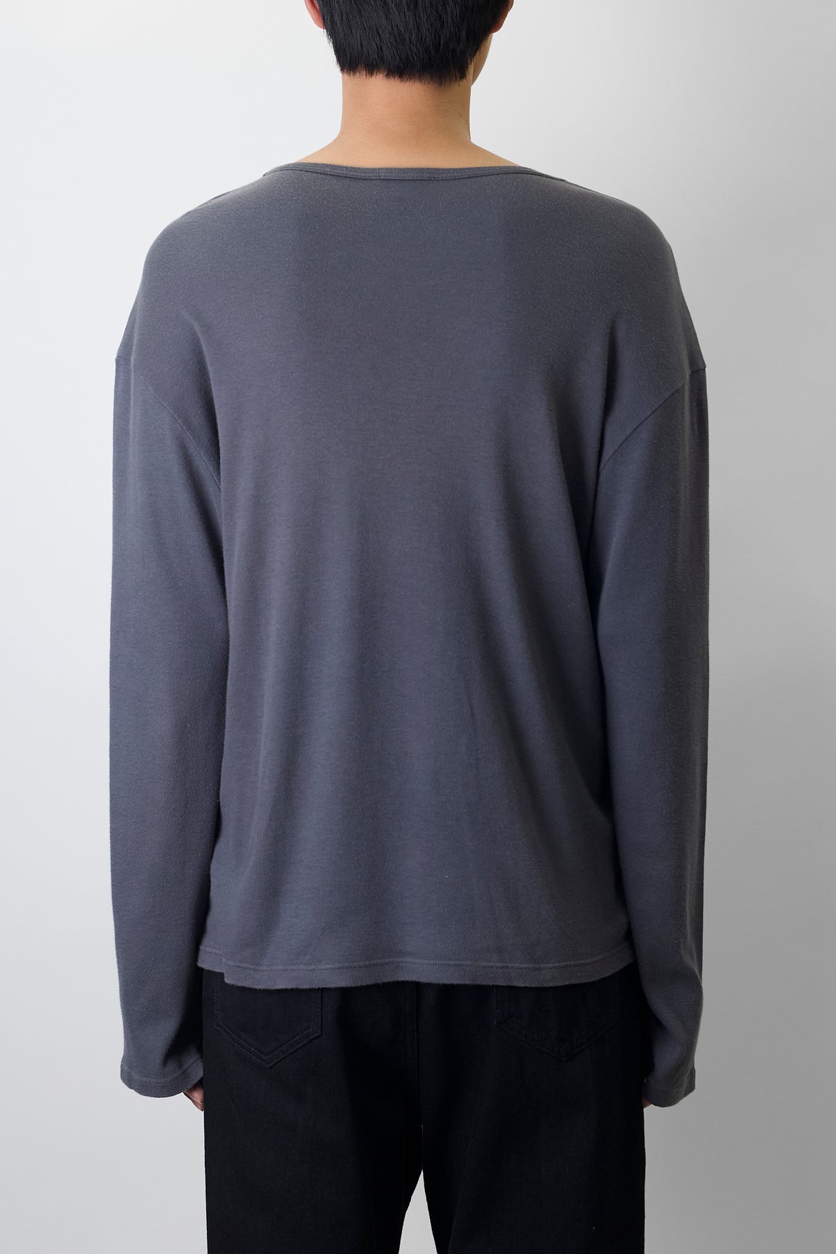 A.P.C. GRAY LONG SLEEVE SHIRT MADE IN FRANCE