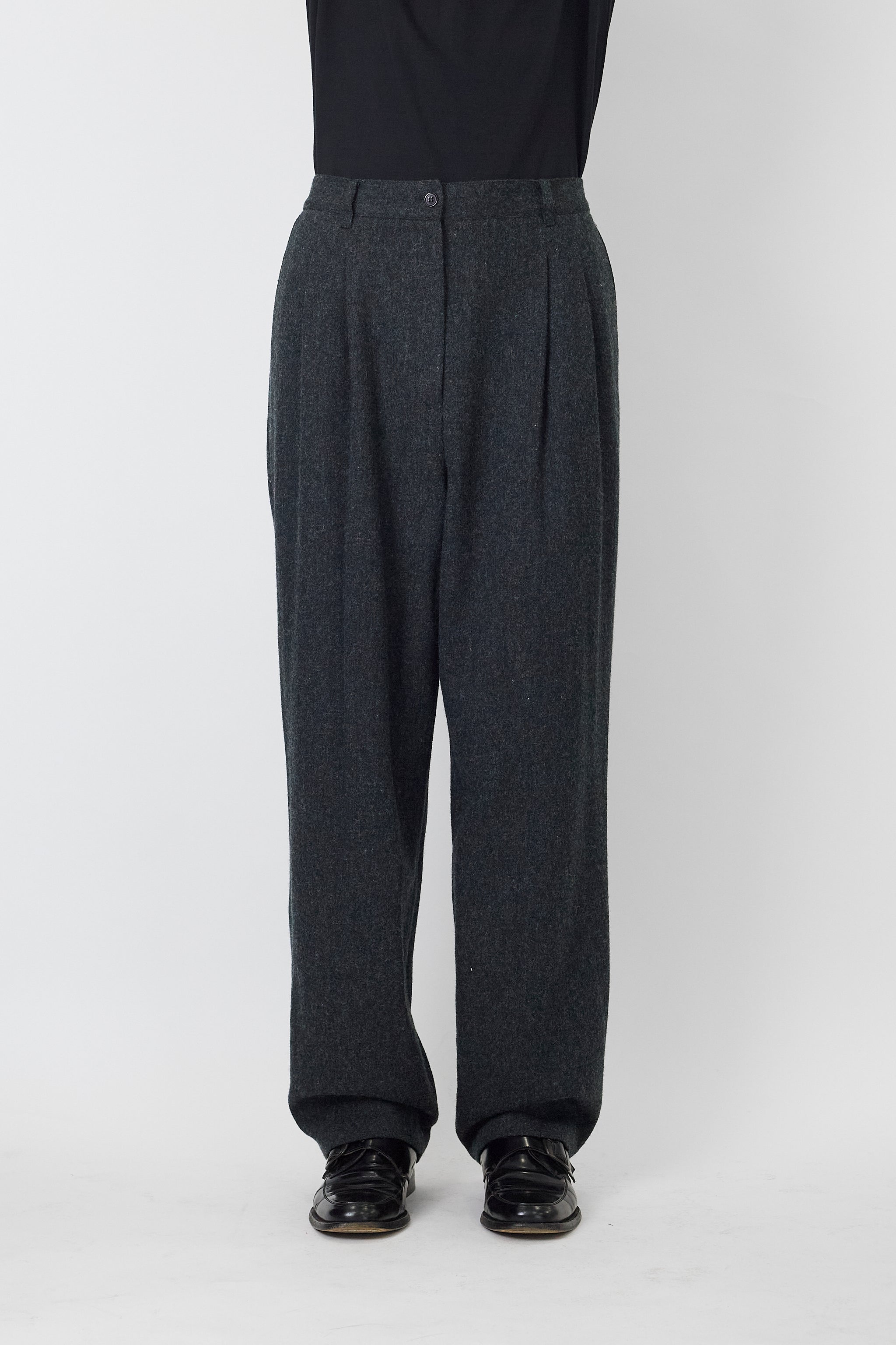 パンツ NTRUL BASIC TROUSERS BLACK dissonance NTRUL BASIC TROUSERS GRAY – DISSONANCE