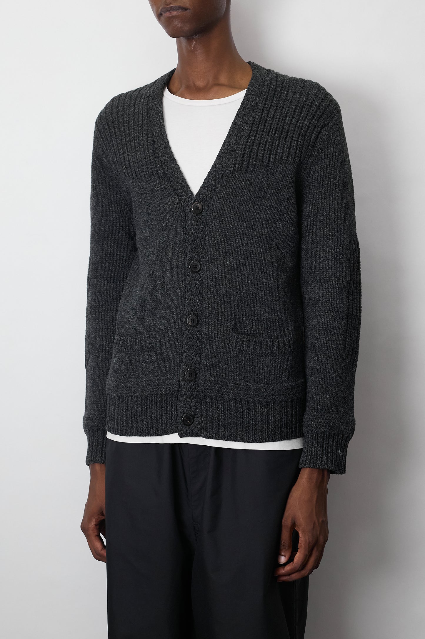 LAD MUSICIAN DESIGNED WOOL CARDIGAN