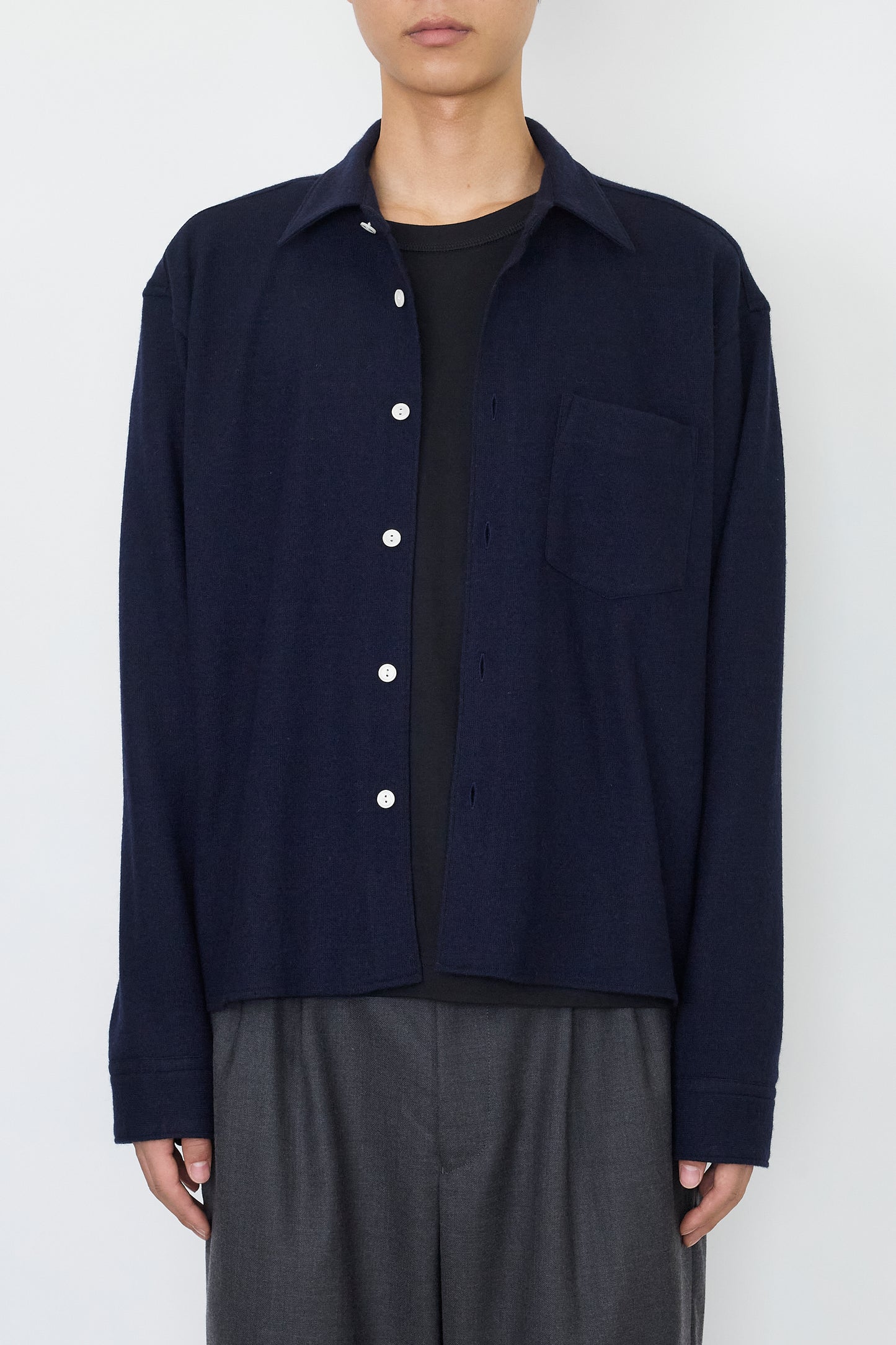 NTRUL CLASSIC KNIT SHIRT NAVY