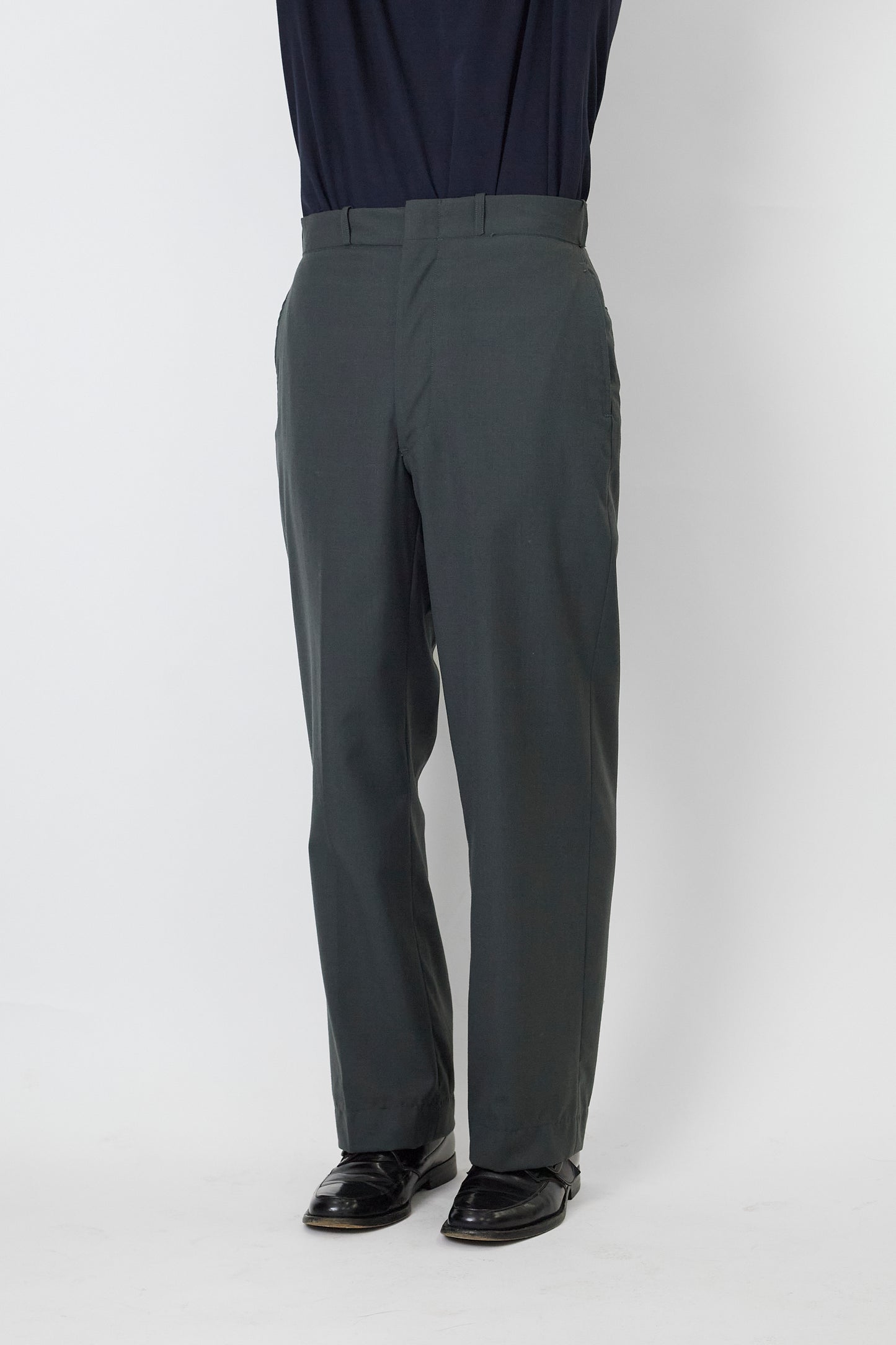VINTAGE KHAKI WOOL PANTS