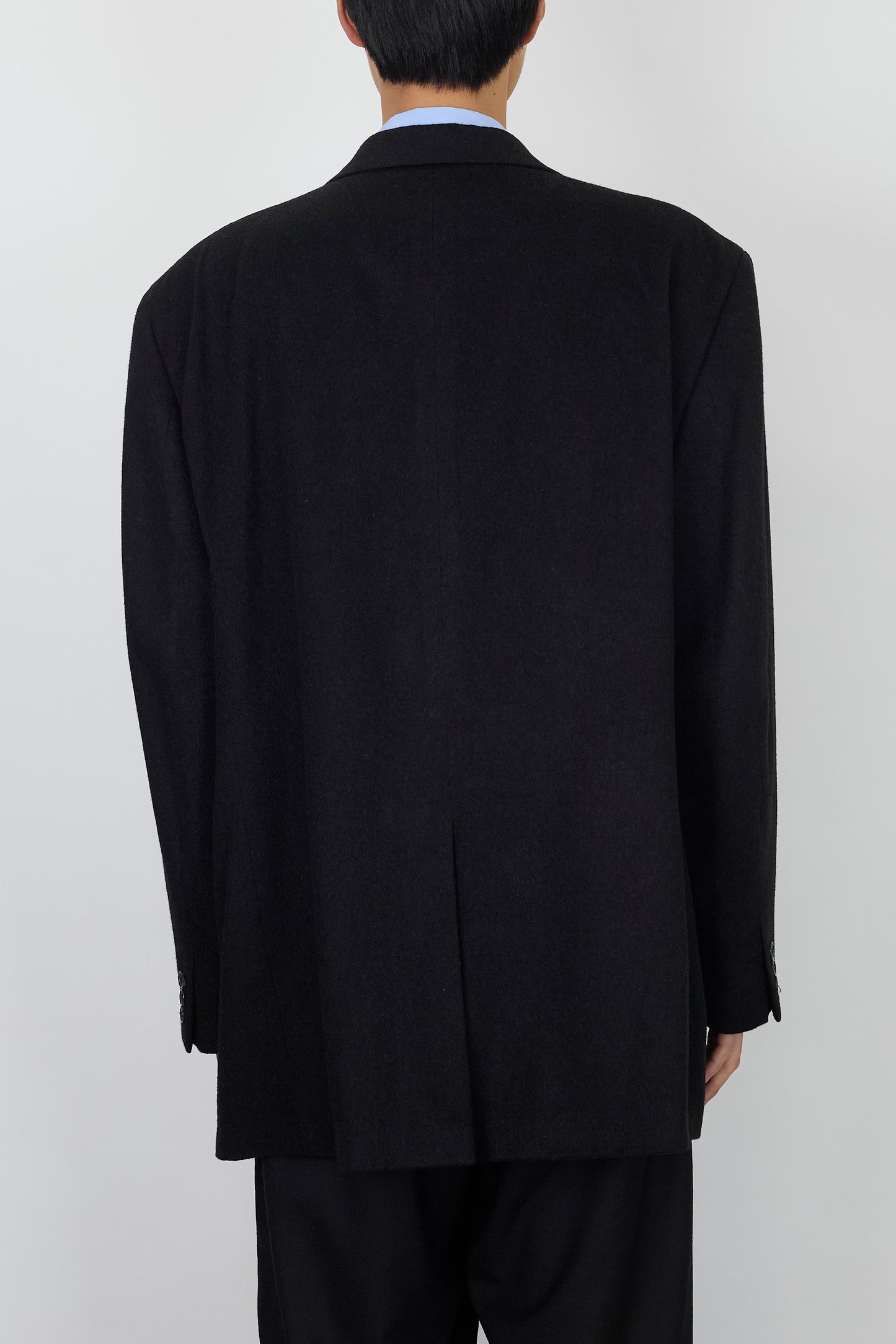 GIANFRANCO RUFFINI BLACK CAMEL TAILORED JACKET