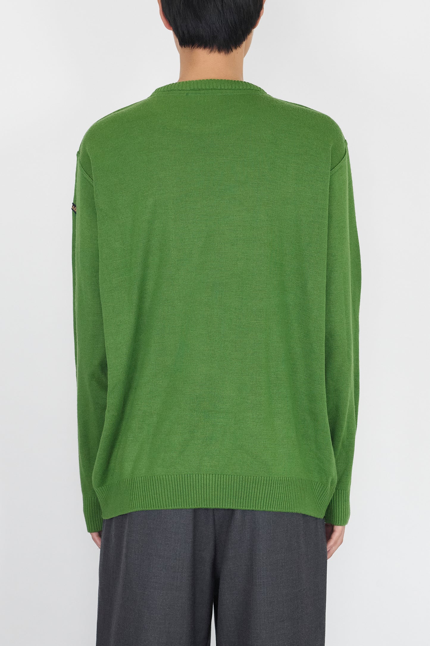 PAUL & SHARK GREEN WOOL KNIT MADE IN PORTUGAL