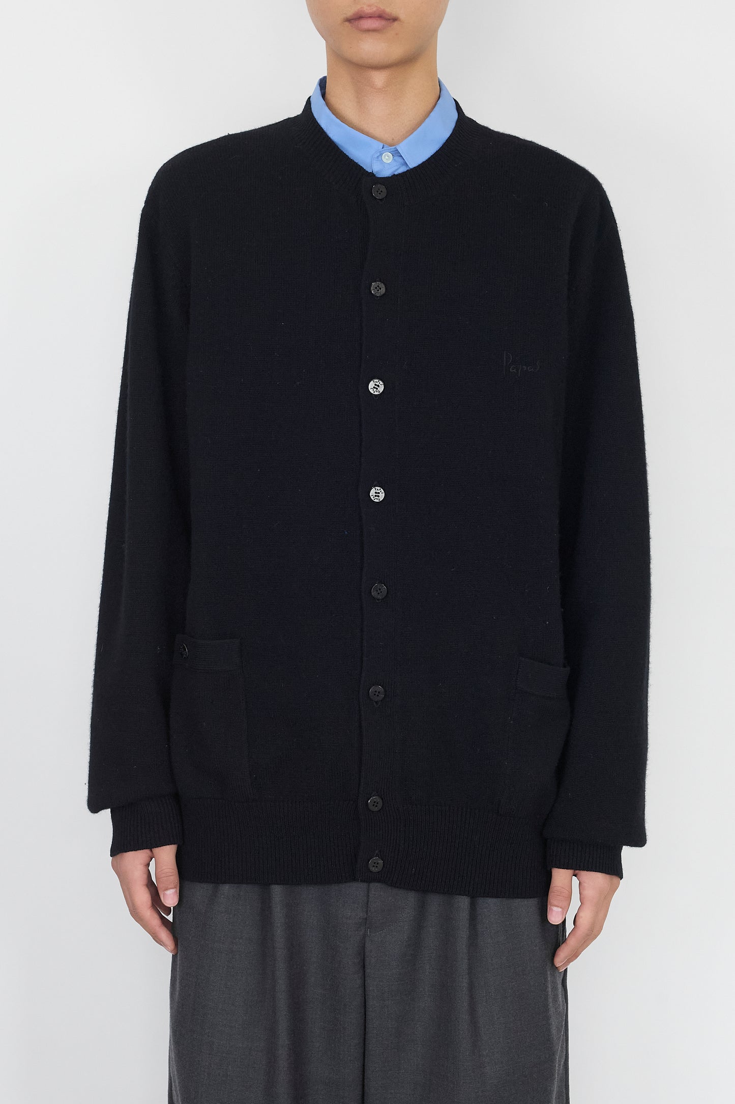 PAPAS DESIGNED BLACK CASHMERE KNIT