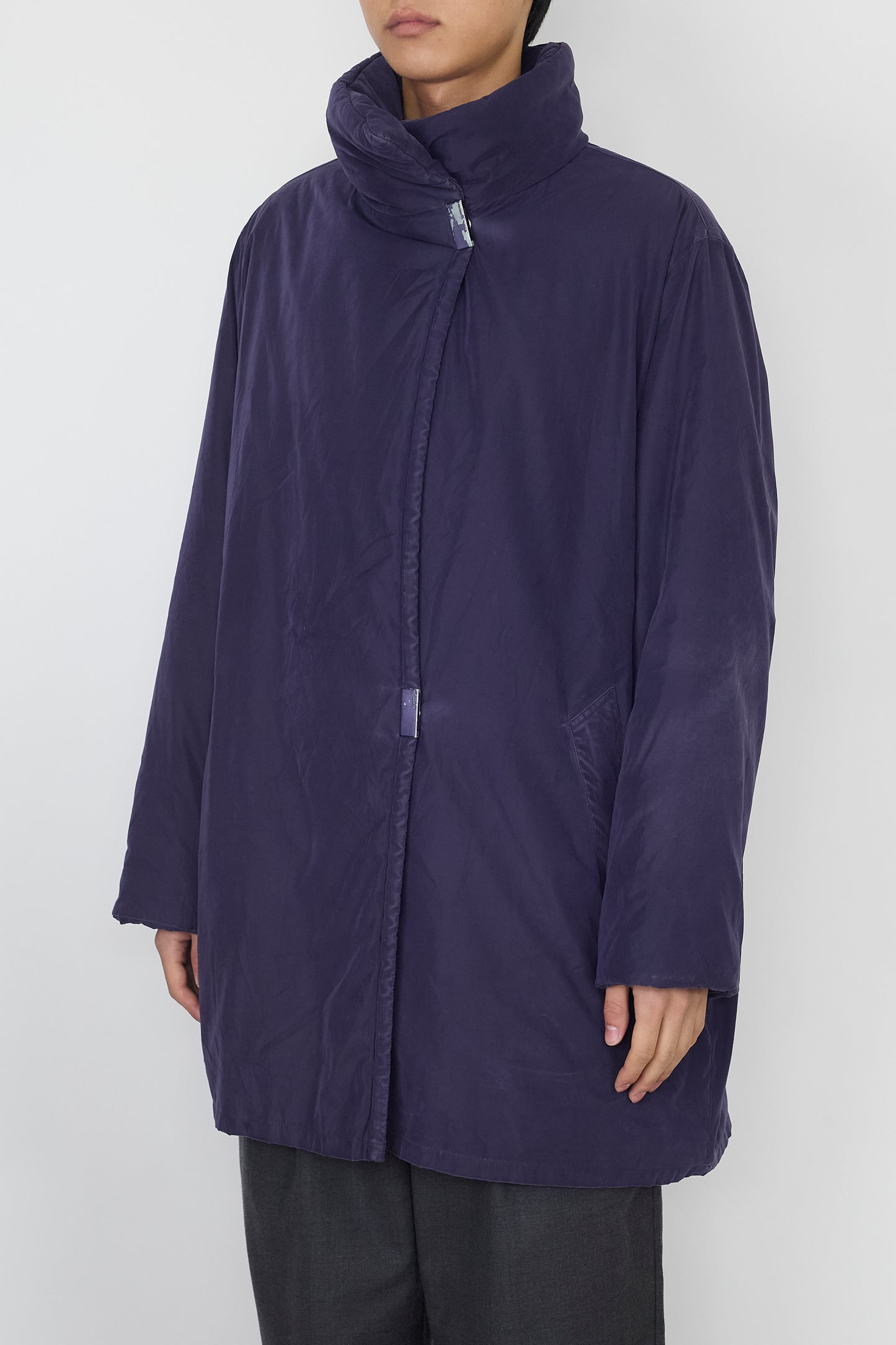 RAMOSPORT BY ANNE MARIE BERETTA PURPLE DOWN JACKET MADE IN FRANCE