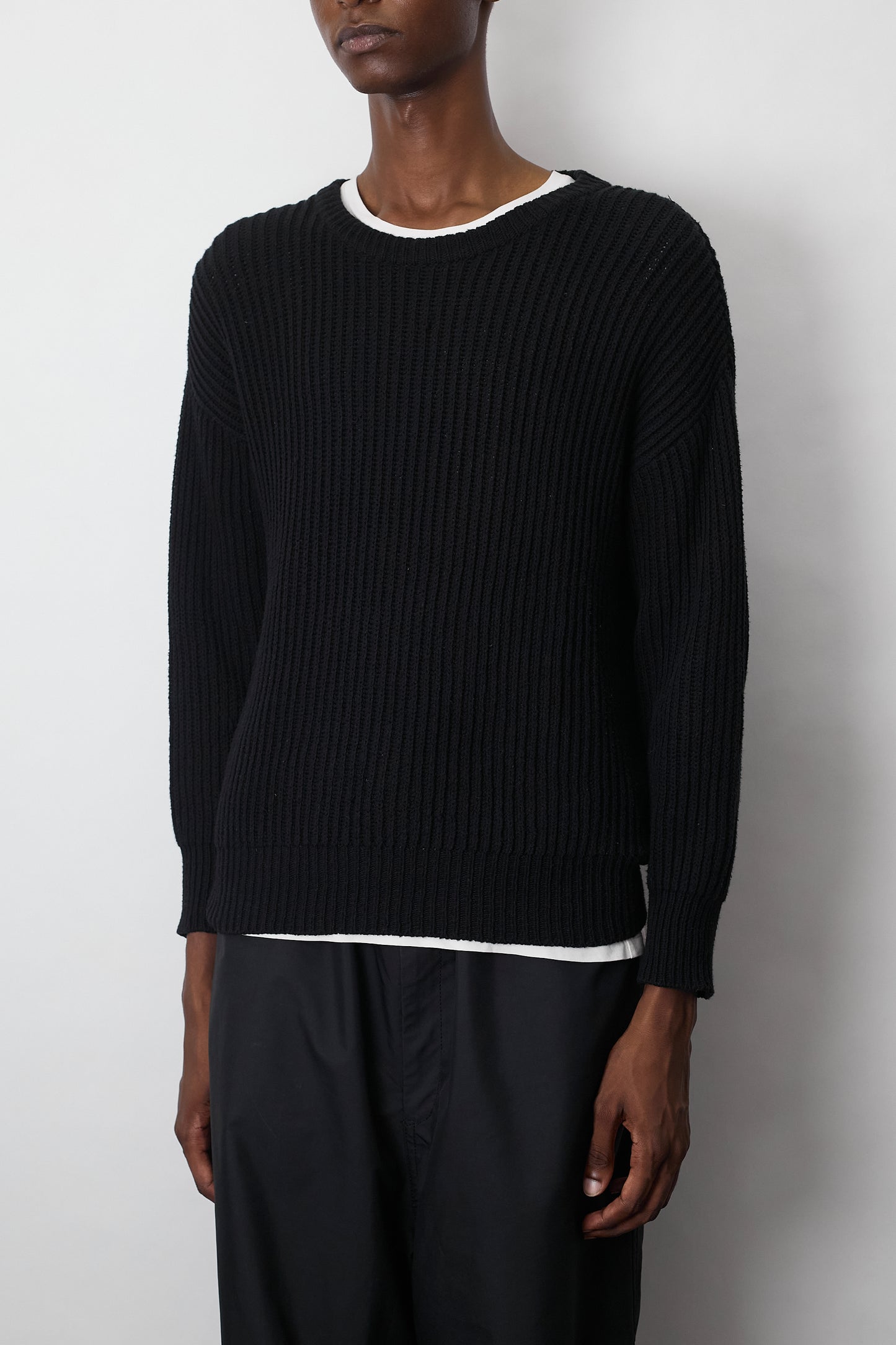 AMI ALEXANDRE MATTIUSSI BLACK KNIT