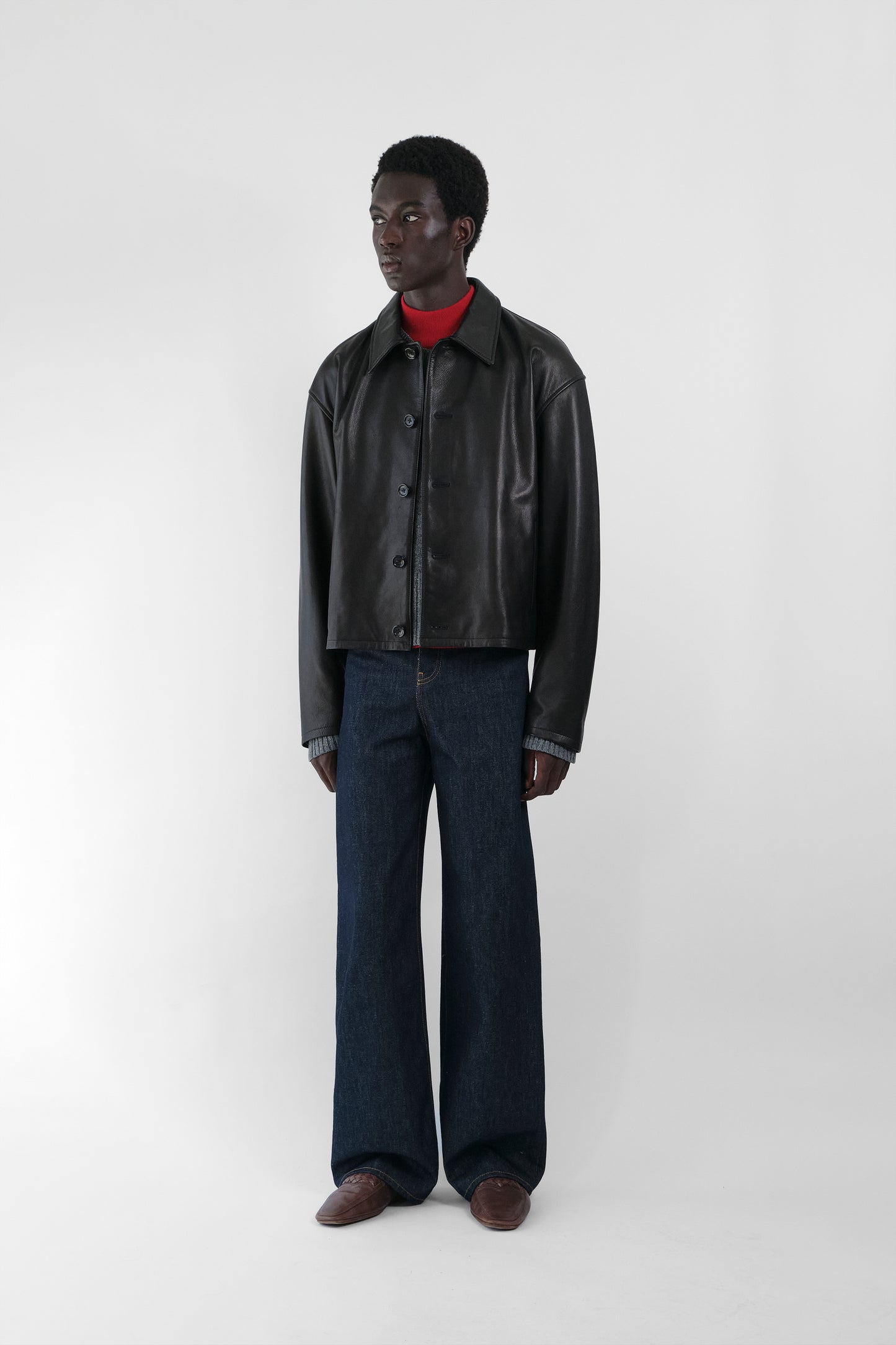 NTRUL MODERN LEATHER JACKET BLACK