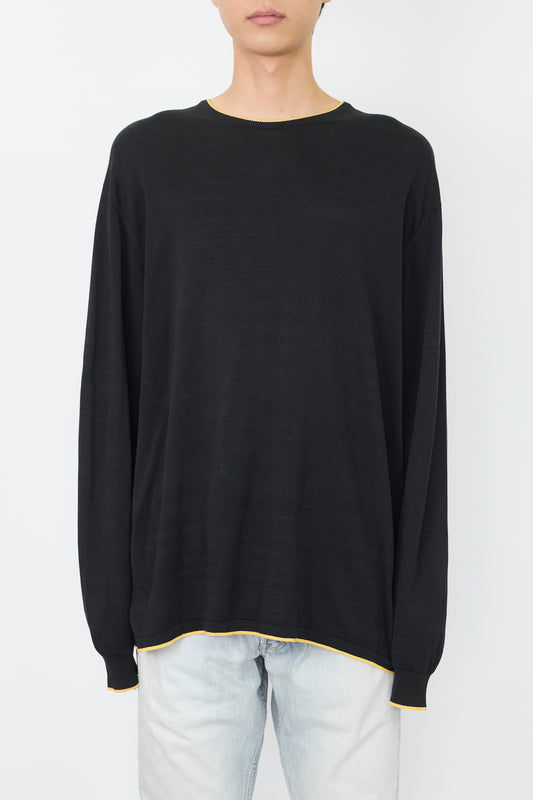 GIANNI VERSACE BLACK KNIT MADE IN ITALY