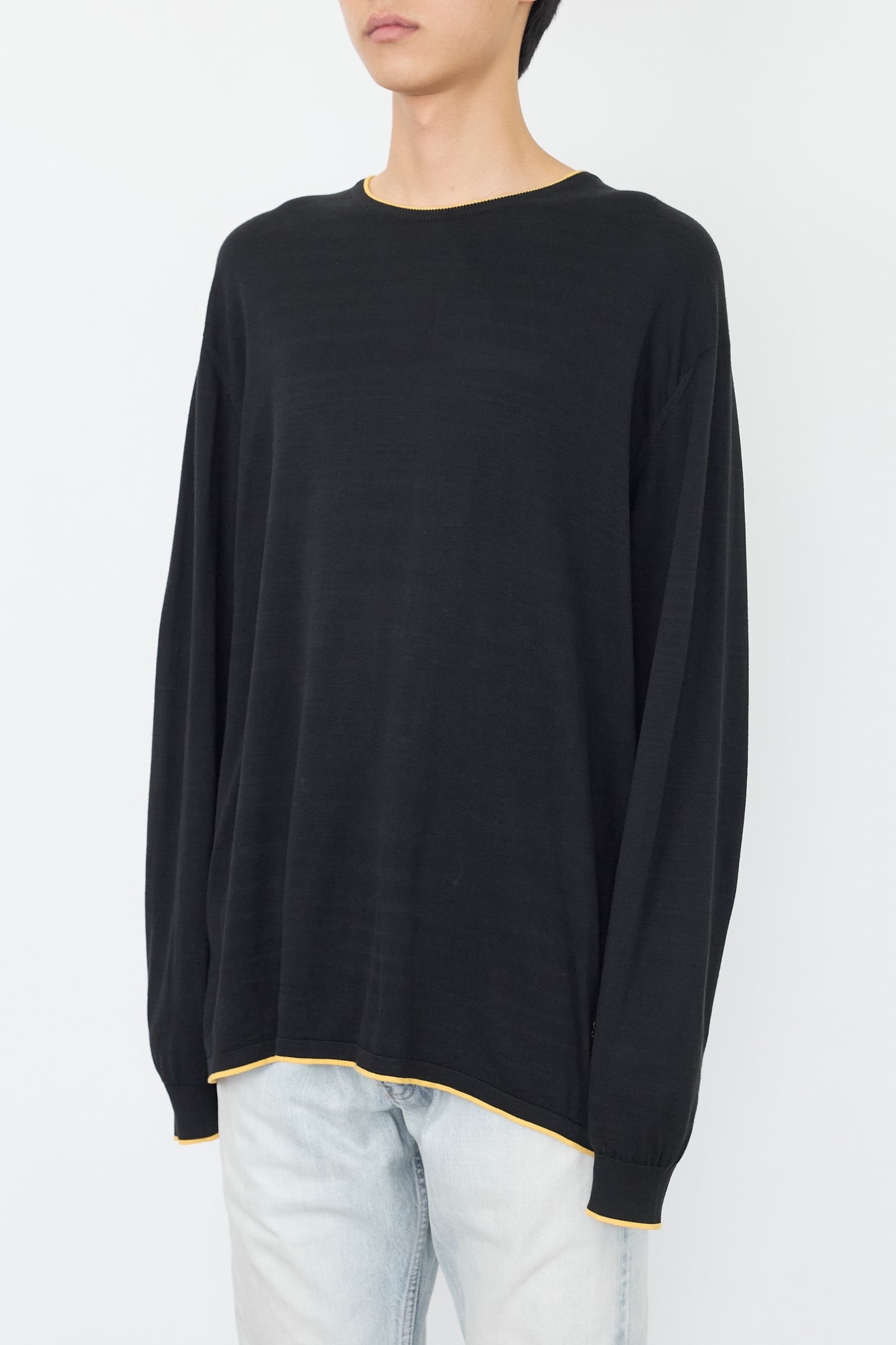 GIANNI VERSACE BLACK KNIT MADE IN ITALY