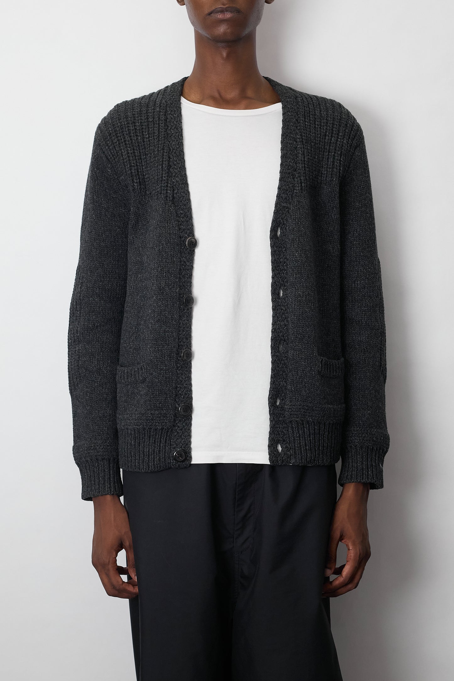 LAD MUSICIAN DESIGNED WOOL CARDIGAN