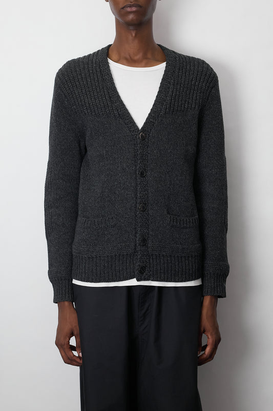 LAD MUSICIAN DESIGNED WOOL CARDIGAN