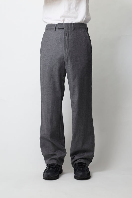 GUCCI BY TOMFORD GRAY WOOL WIDE PANTS