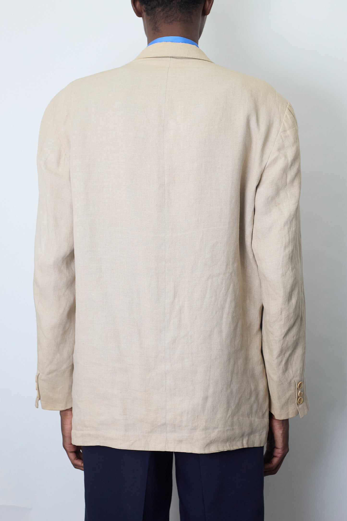 KENZO HOMME LINEN TAILORED JACKET MADE IN FRANCE