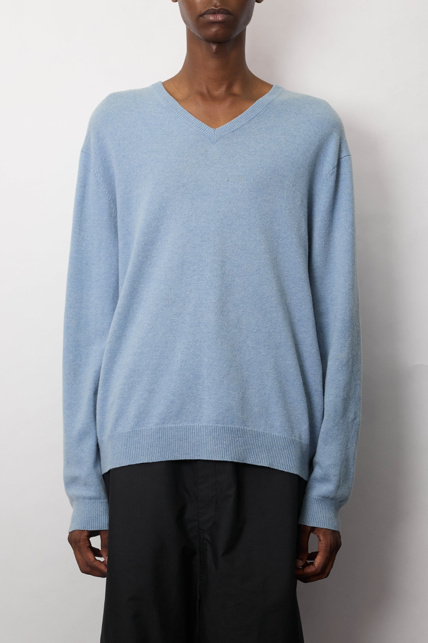 VINTAGE SKY BLUE CASHMERE KNIT