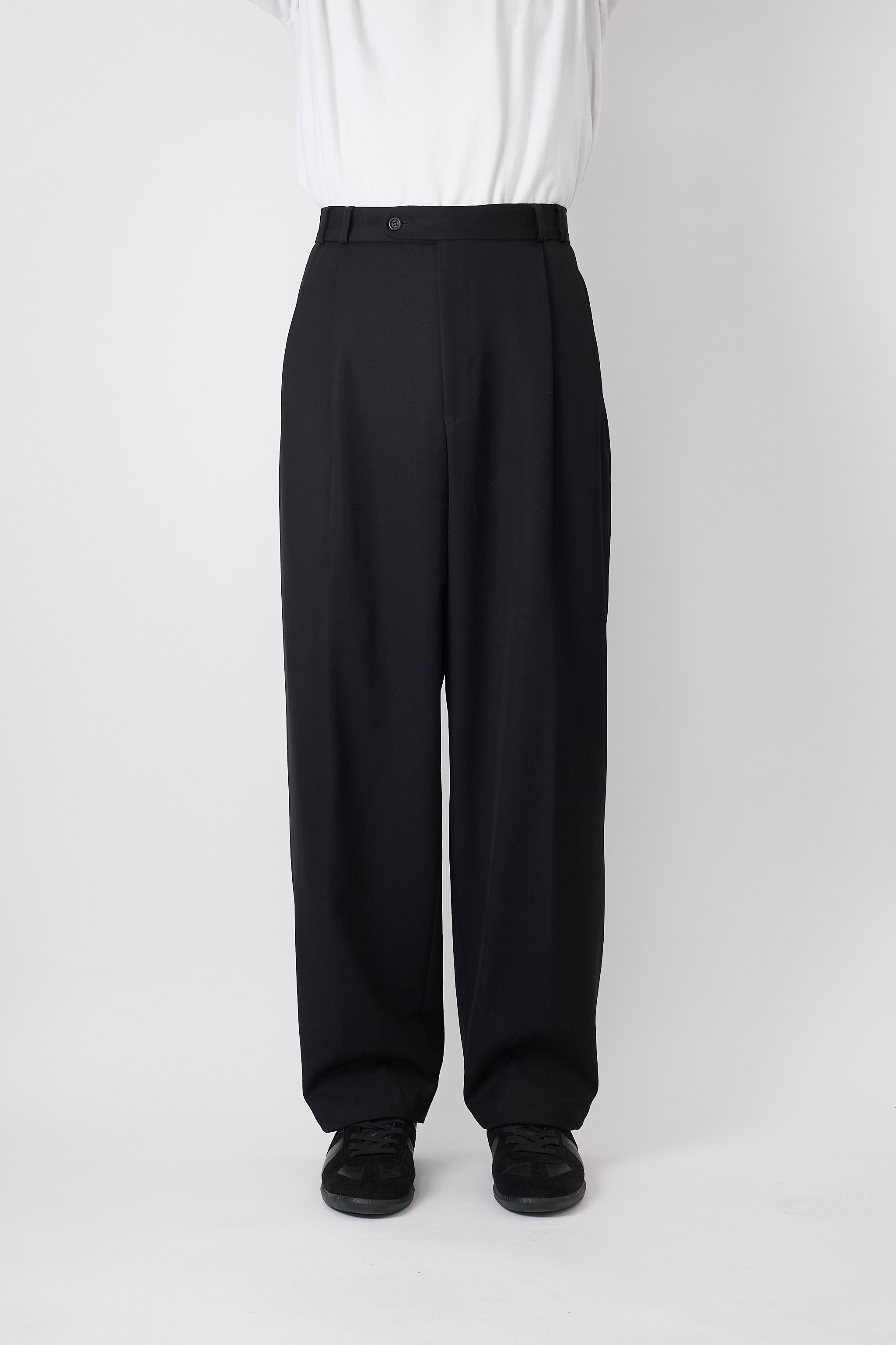 dissonance購入 wool wide slacks グレー dissonance購入 wool wide slacks グレー