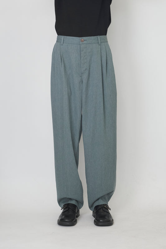 VINTAGE GRAY WIDE PANTS MADE IN BERGIUM