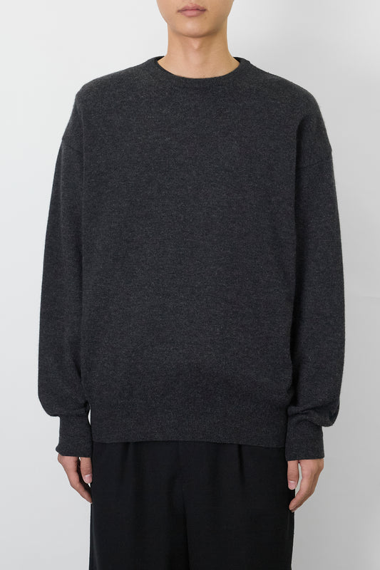 VINTAGE GRAY WOOL KNIT MADE IN SPAIN