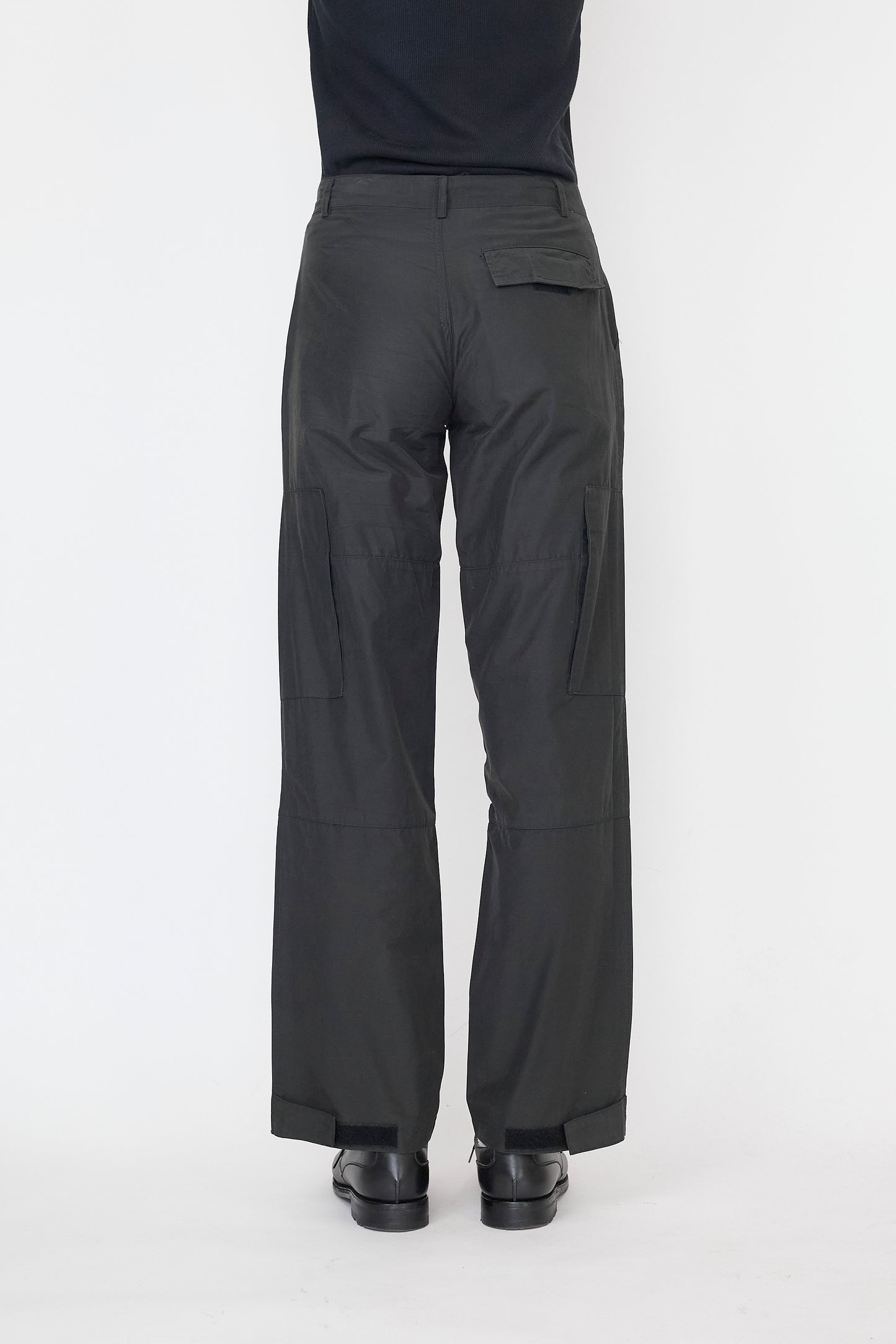 VINTAGE GRAY TECH WIDE PANTS