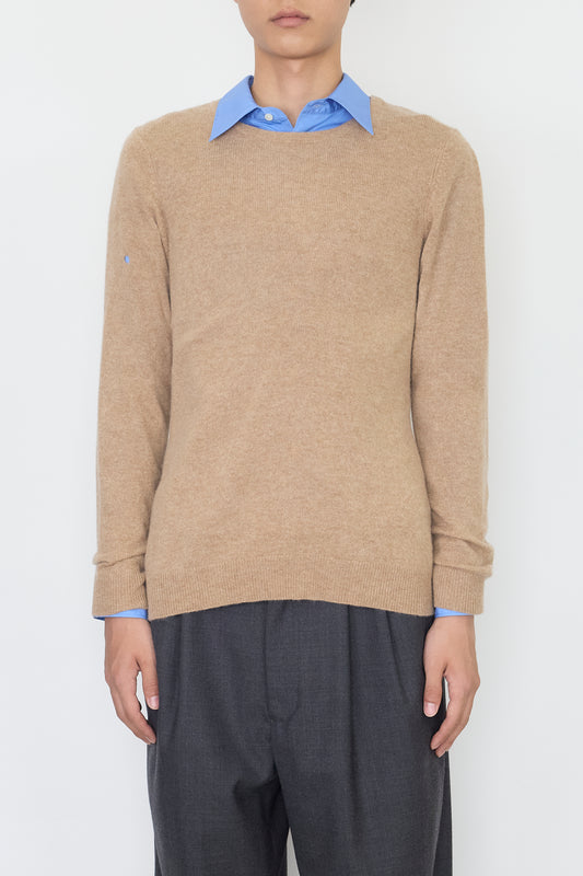VINTAGE BEIGE CASHMERE KNIT