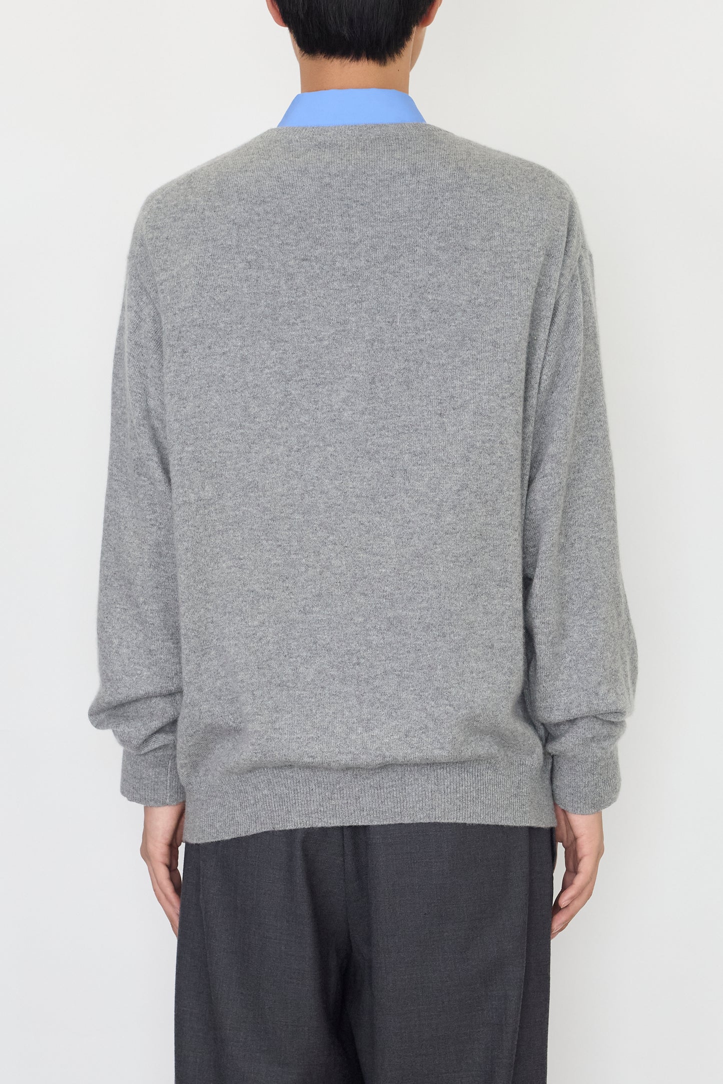 VINTAGE LIGHAT GRAY CASHMERE KNIT