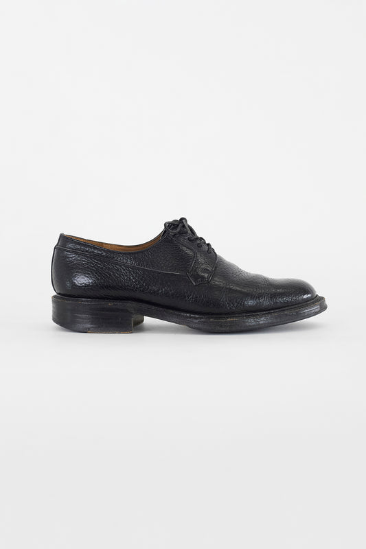 CHURCH`S BLACK LEATHER SHOES MADE IN UK
