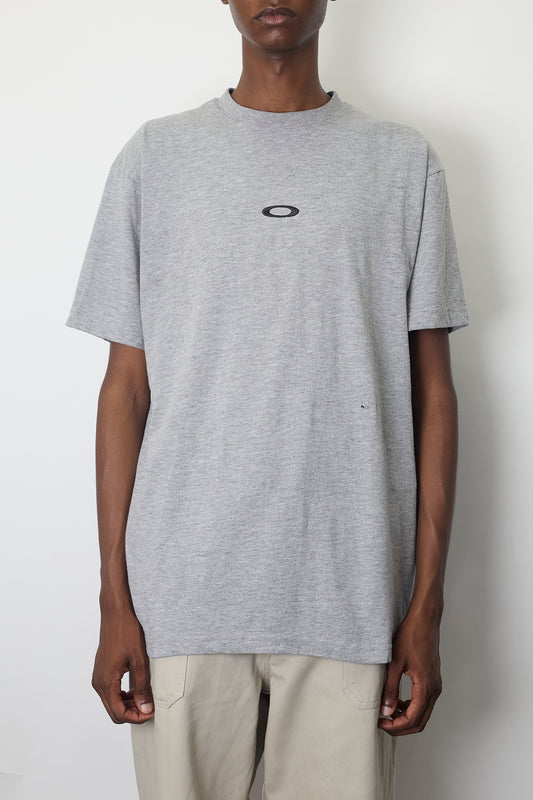 OAKLEY GRAY HALF SLEEVE T SHIRT