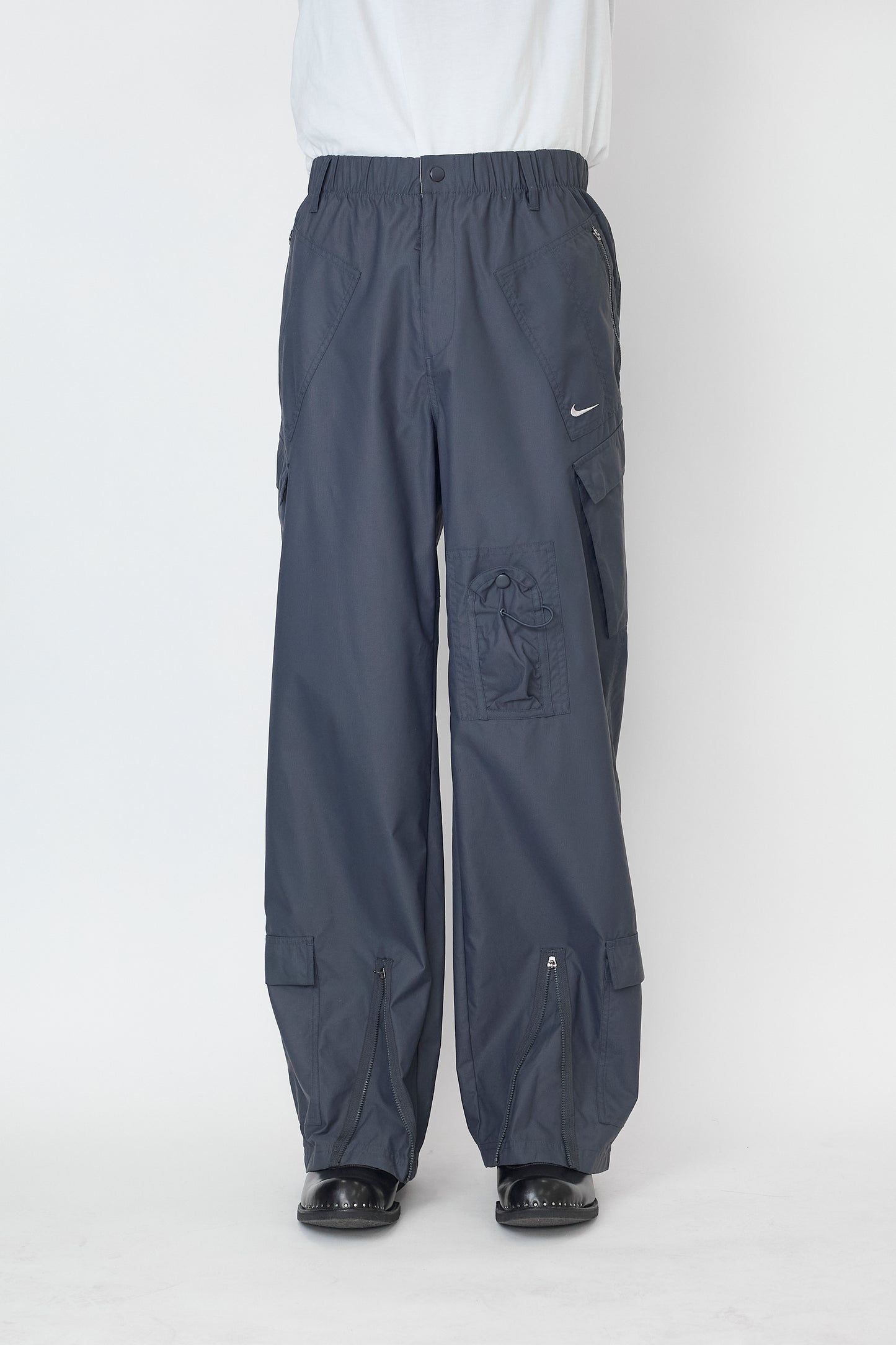 NIKE ADVANCED INNOVATION TEAM DESIGNED TECH NYLON WIDE PANTS