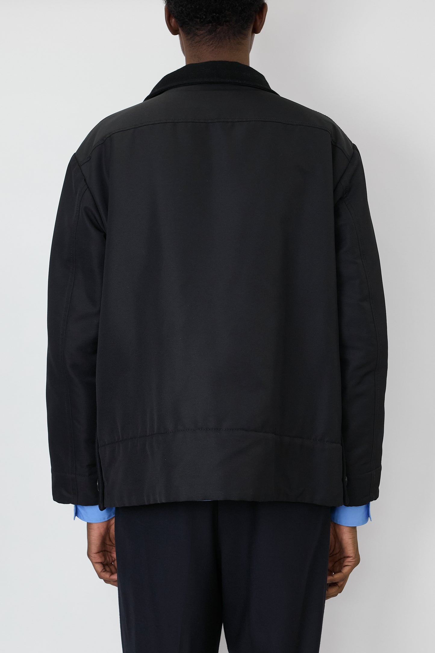 EMPORIO ARMANI DESIGNED BLACK NYLON JACKET