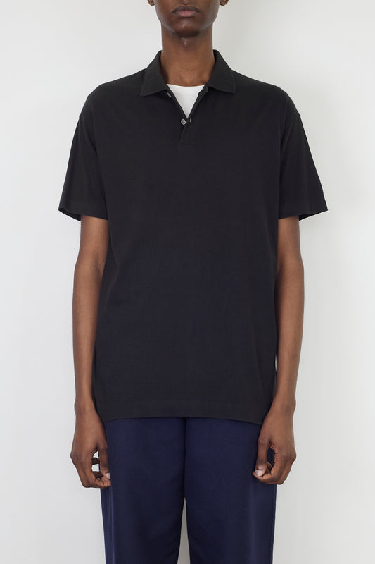 COMME DES GARCONS HOMME HALF SLEEVE POLO SHIRT